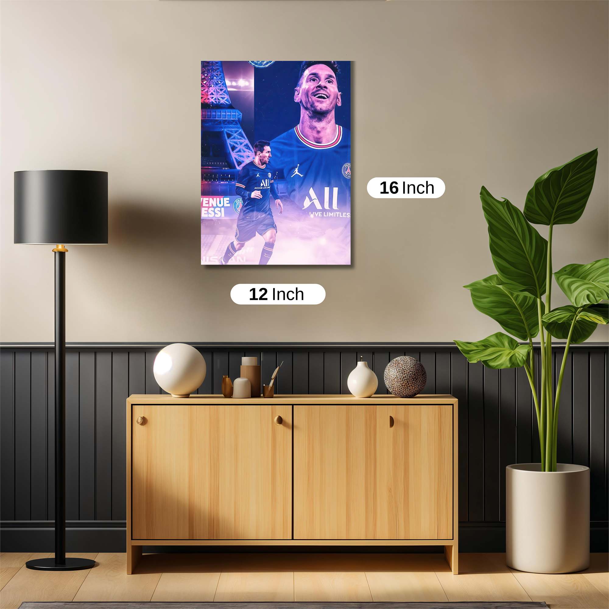 Messi Majestic Safe Wall Magnetic / M