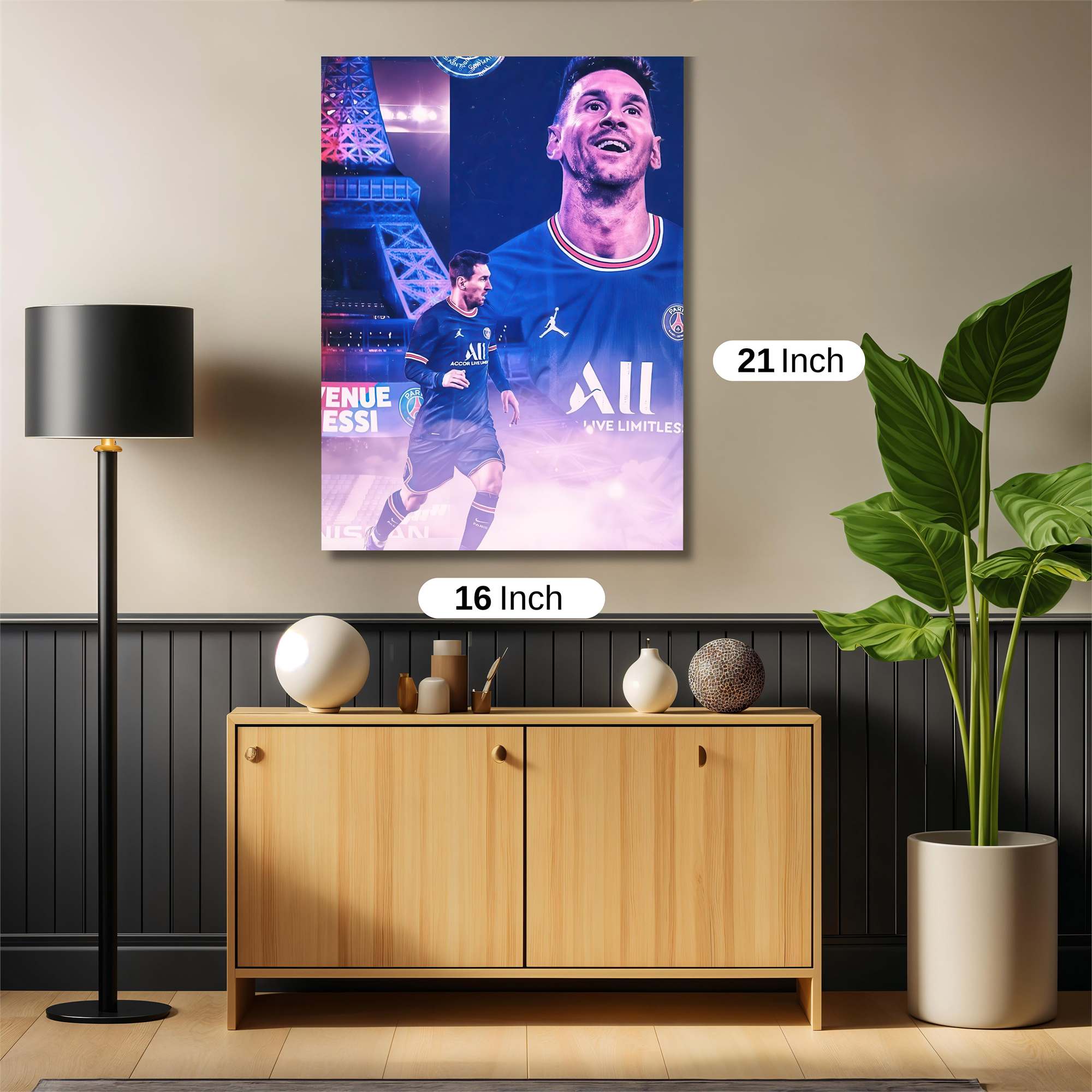 Messi Majestic Safe Wall Magnetic / M