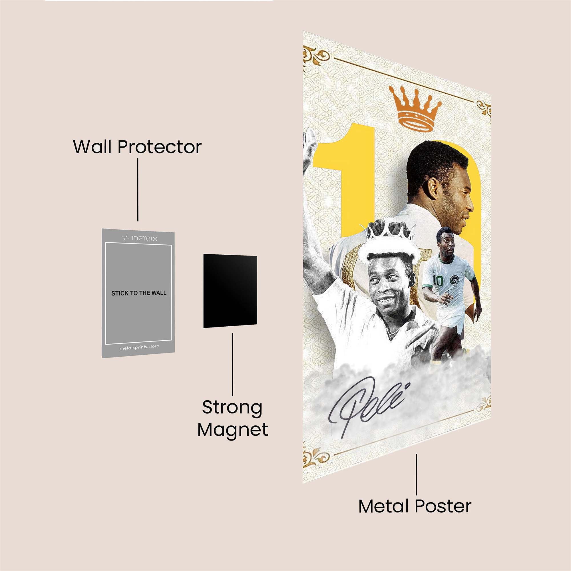 Pele Regal Safe Wall Magnetic / M