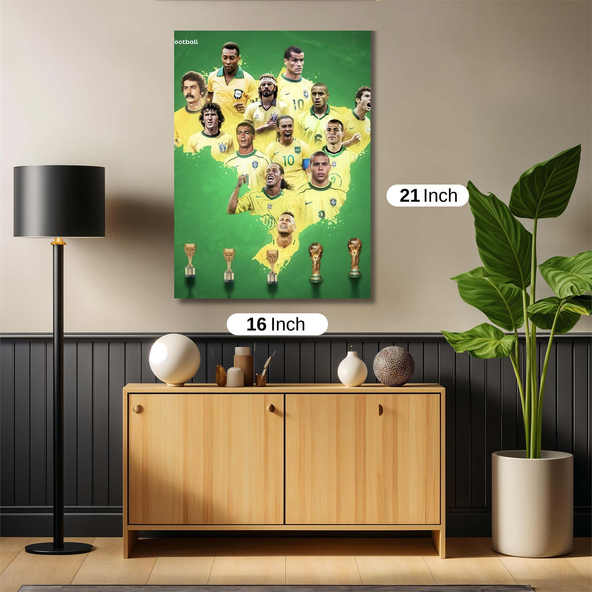 Brazilian Legends Safe Wall Magnetic / M