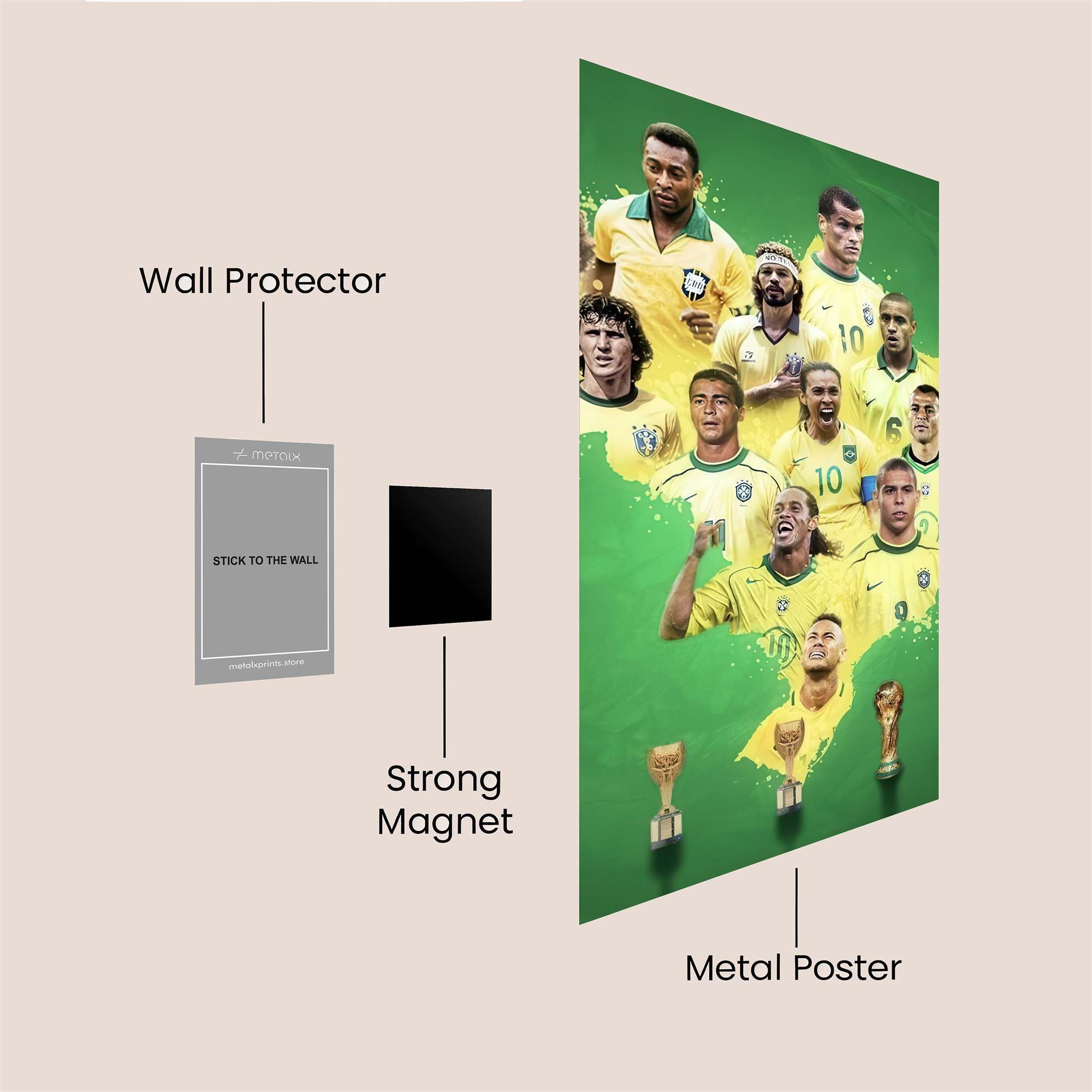 Brazilian Legends Safe Wall Magnetic / M
