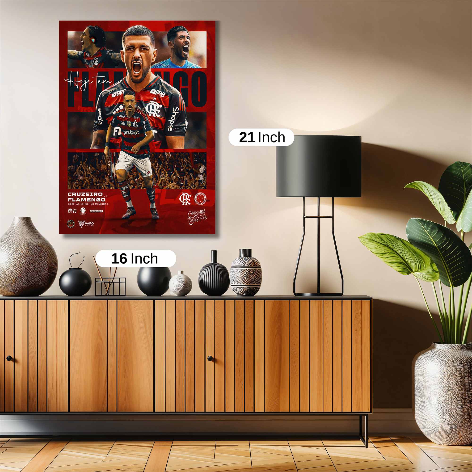 Flamengo Fervor Safe Wall Magnetic / M