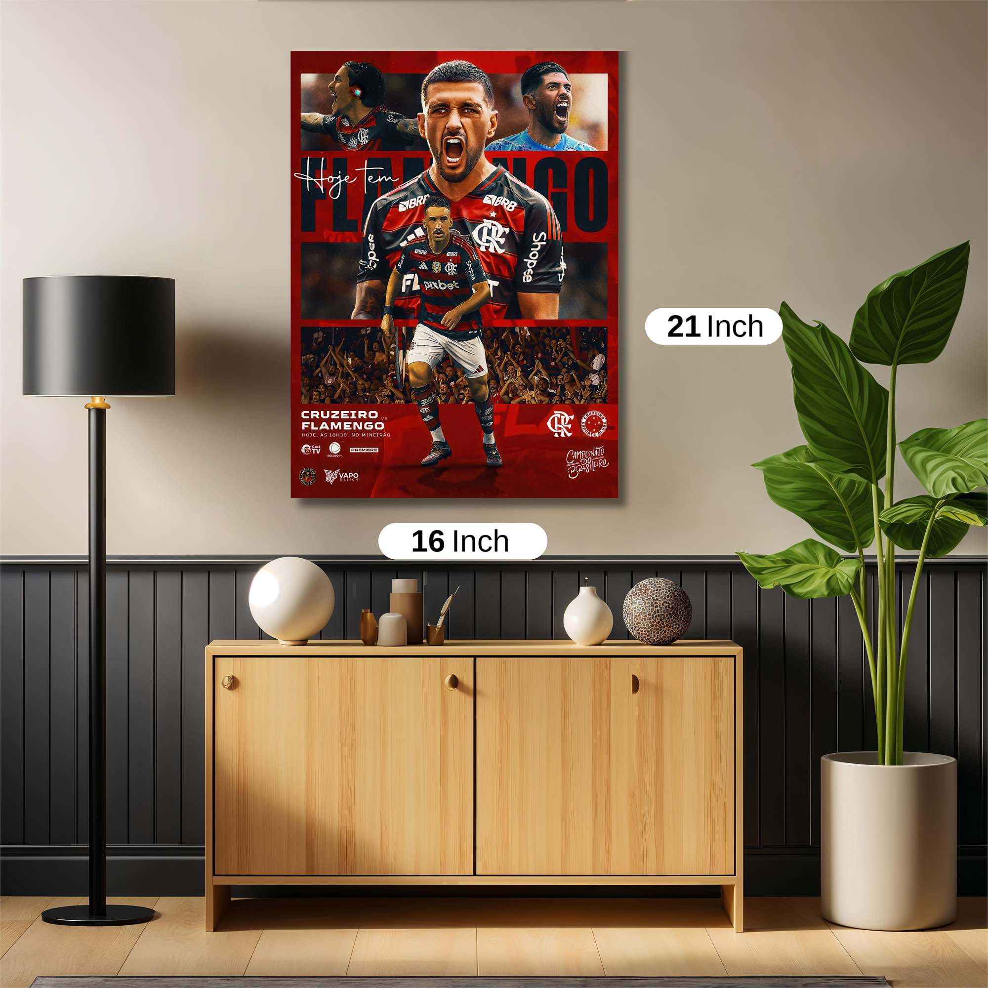 Flamengo Fervor Safe Wall Magnetic / M