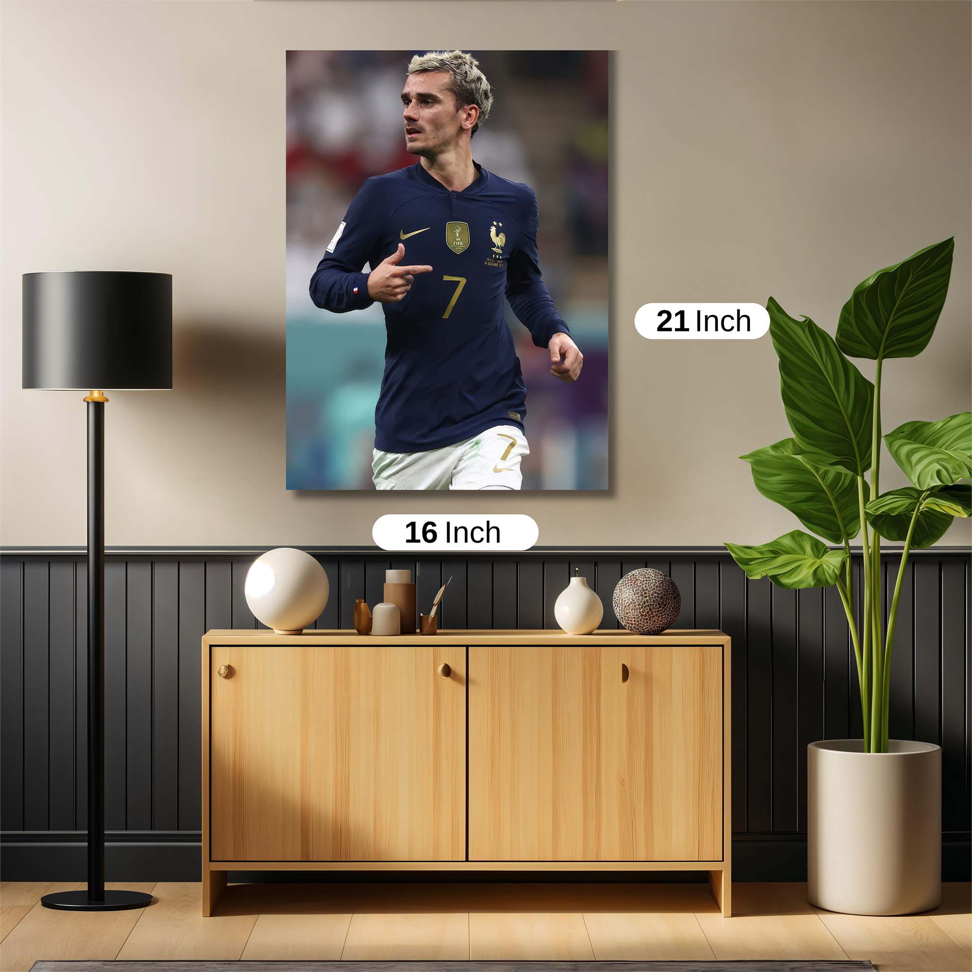 Griezmann Jubilant Safe Wall Magnetic / M