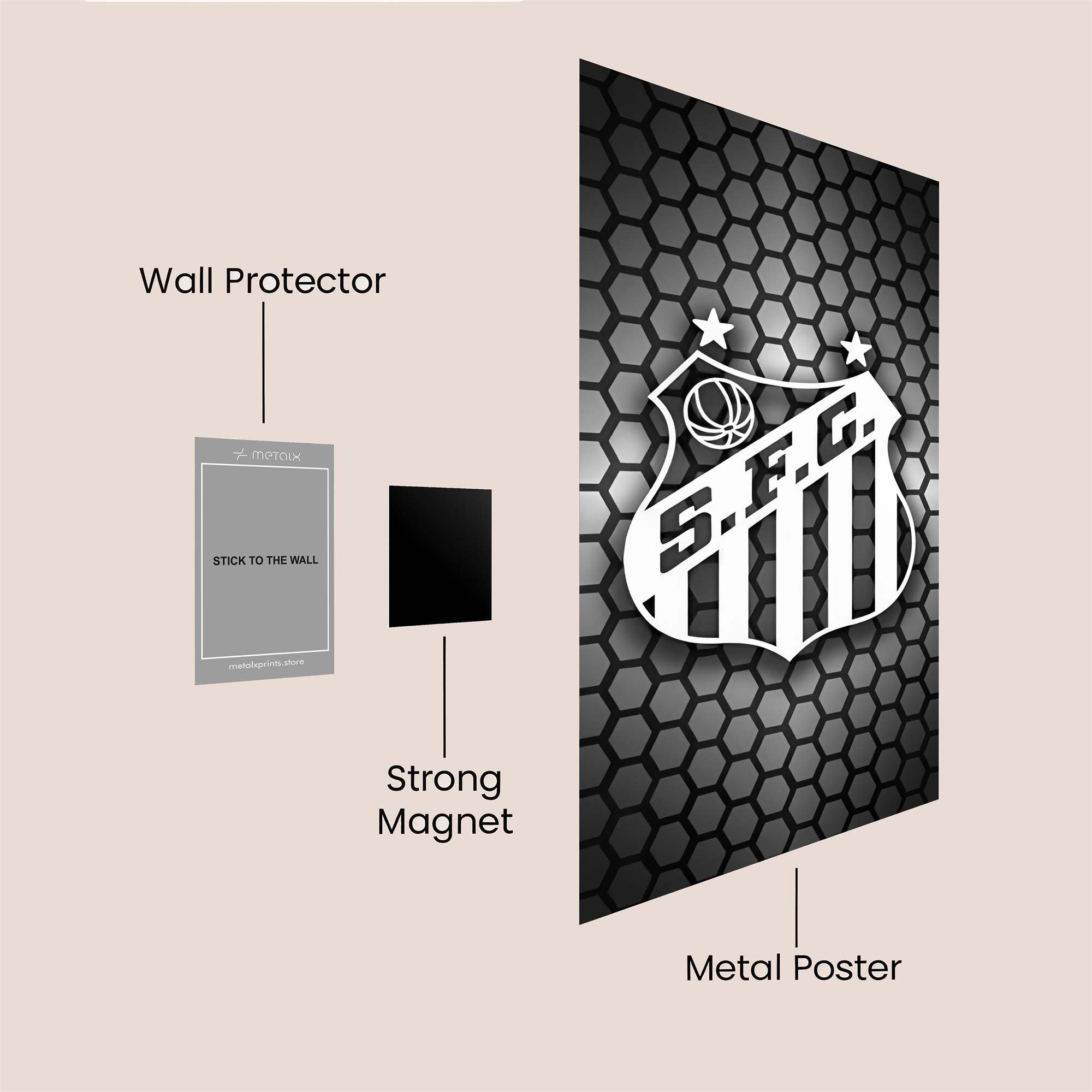 Santos Serene Safe Wall Magnetic / M