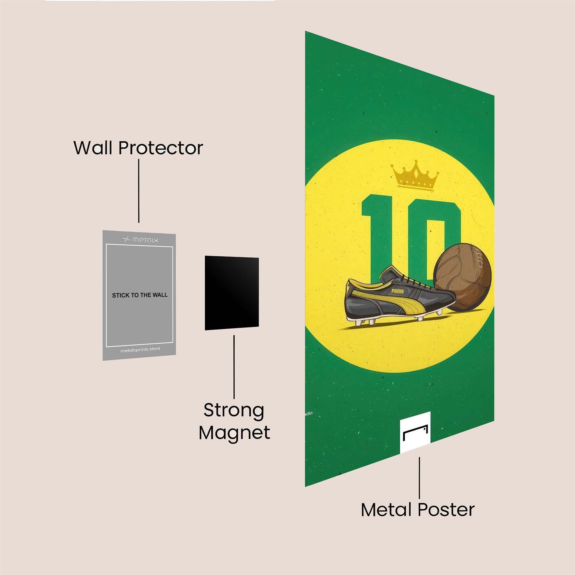 Pele Regal Safe Wall Magnetic / M