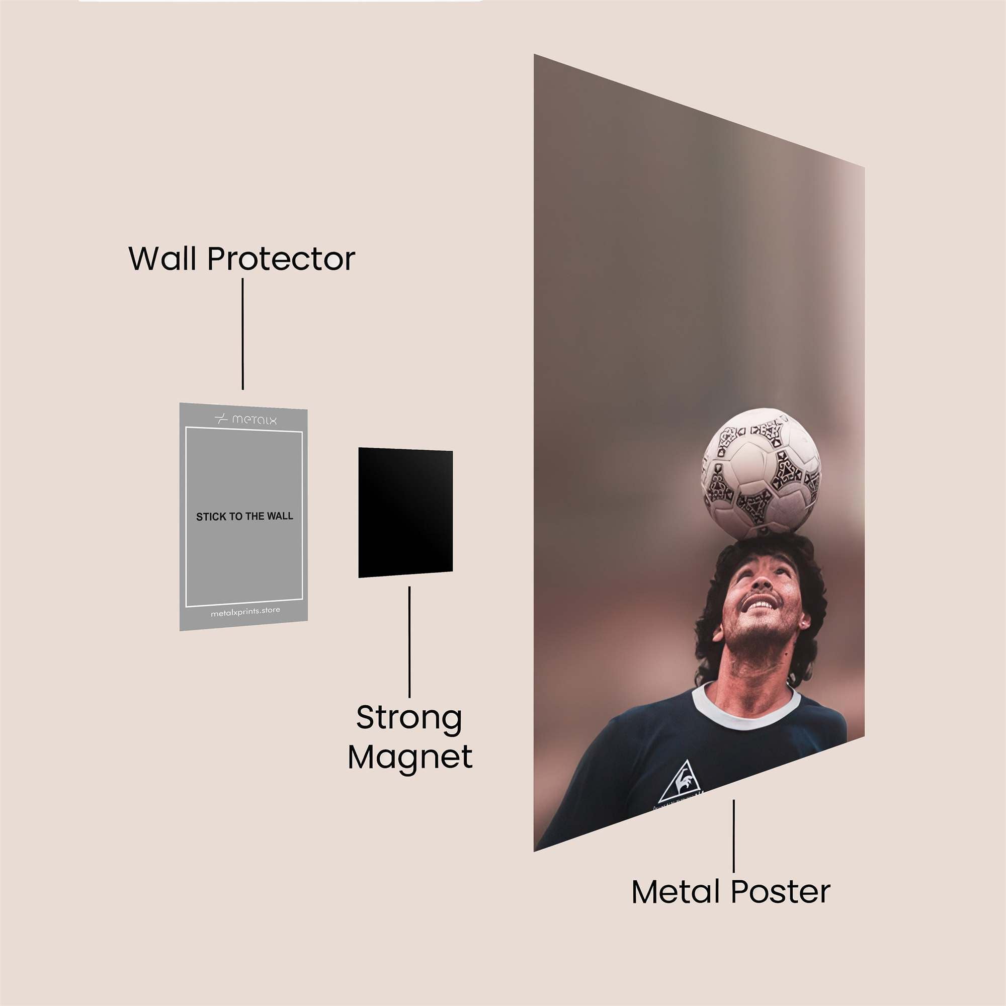 Maradona Magic Safe Wall Magnetic / M