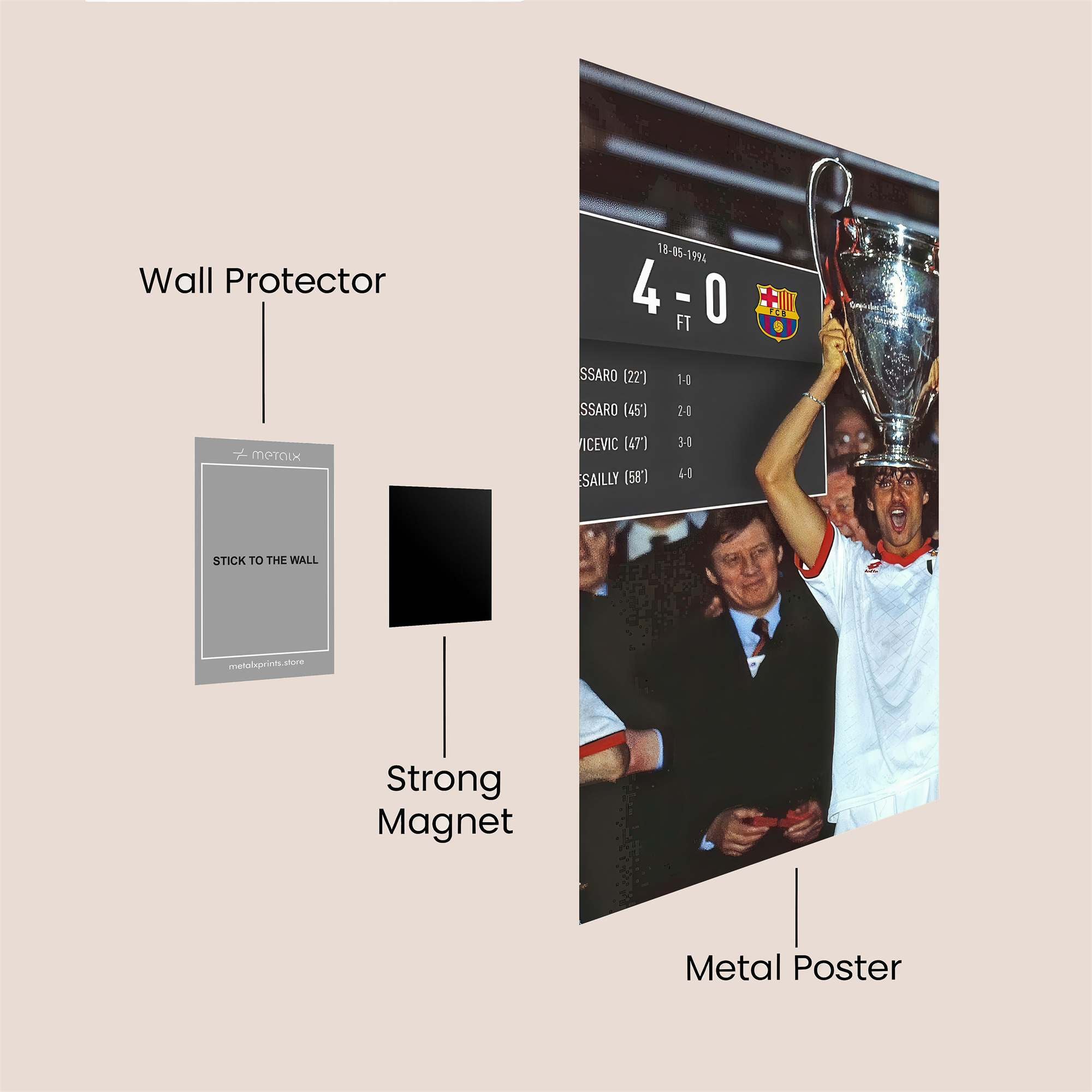 Maldini Triumphant Safe Wall Magnetic / M