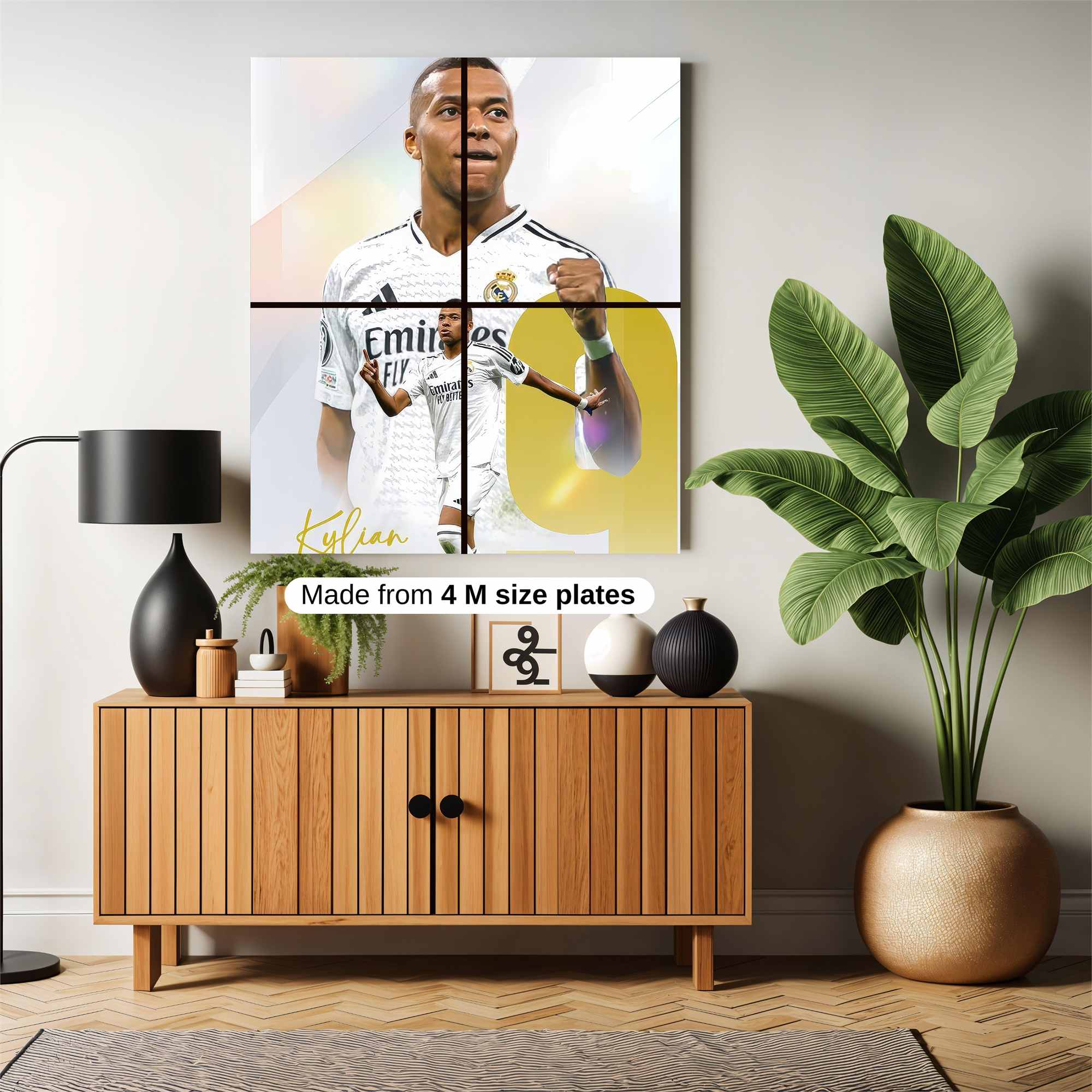 Mbappe Triumphant Safe Wall Magnetic / M
