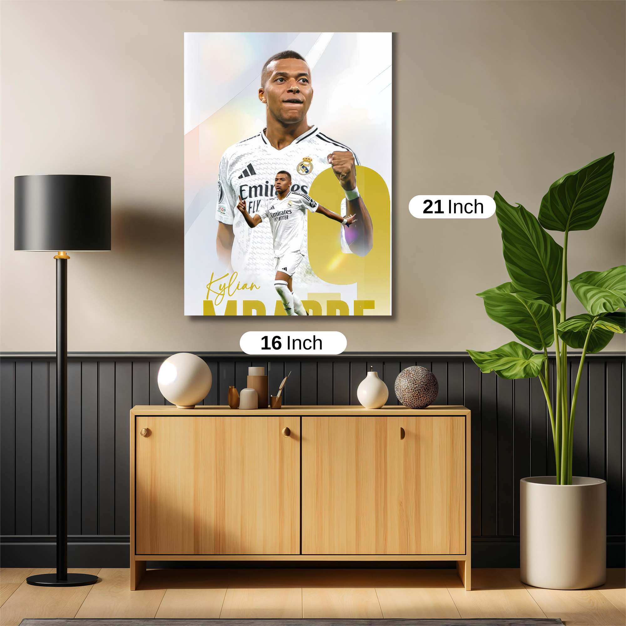 Mbappe Triumphant Safe Wall Magnetic / M
