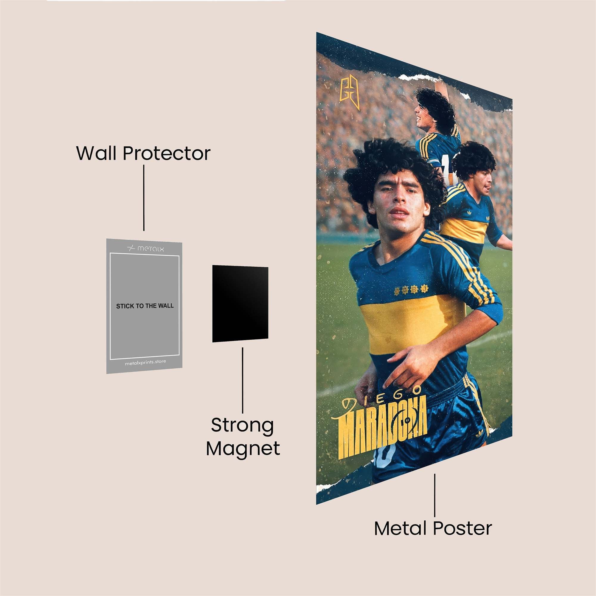 Maradona Magic Safe Wall Magnetic / M