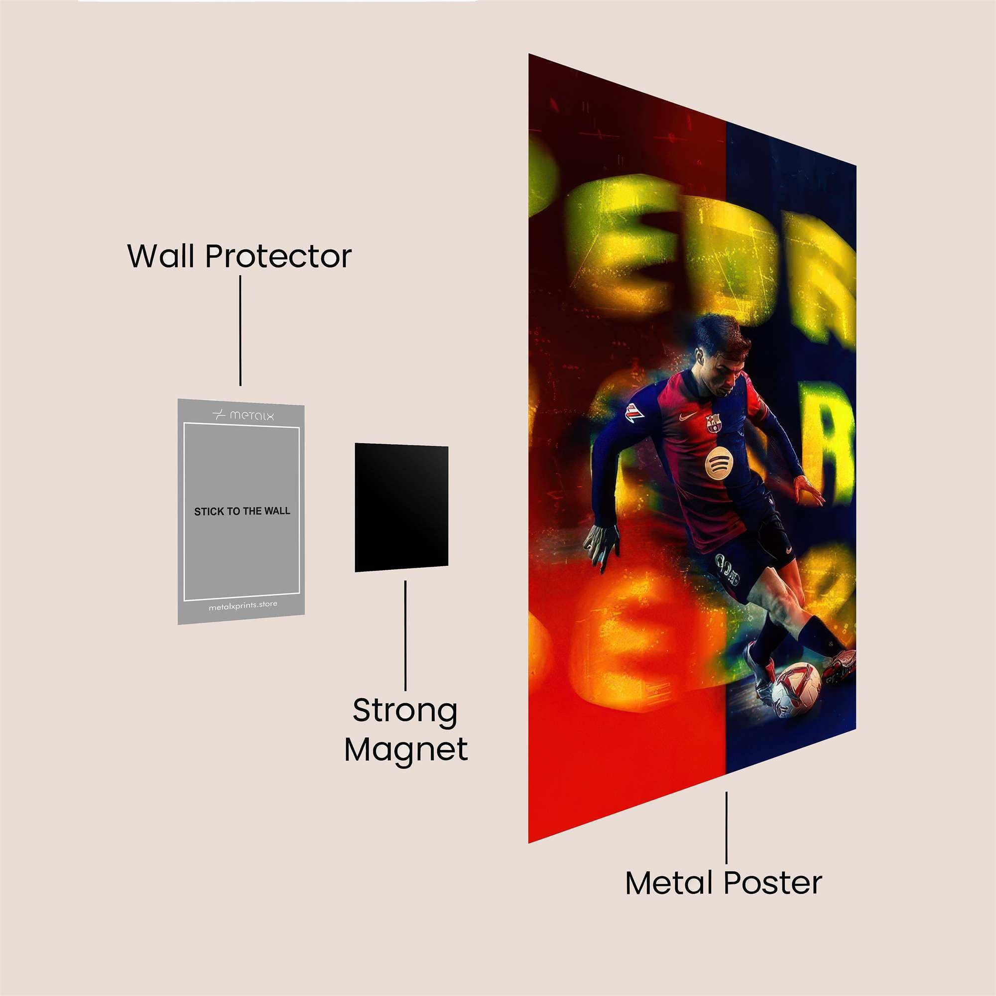 Pedri Passion Safe Wall Magnetic / M