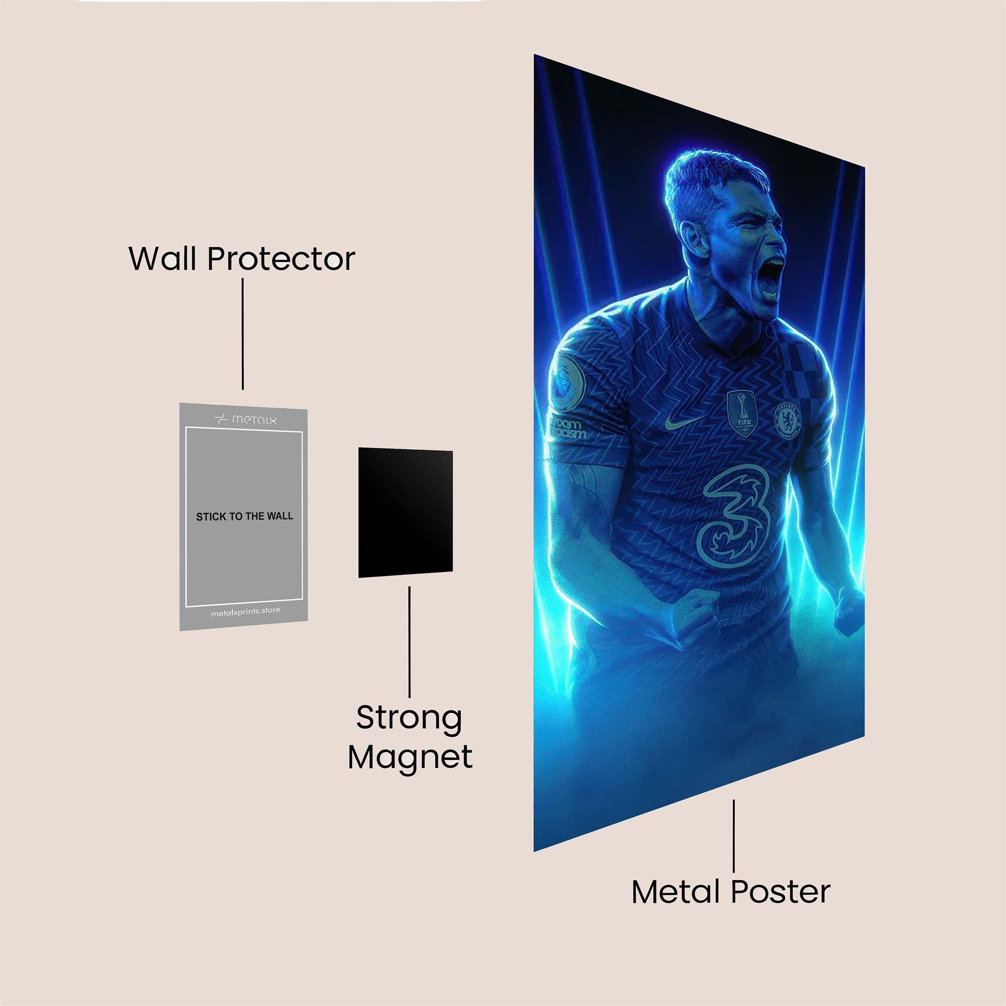 James Ecstatic Safe Wall Magnetic / M