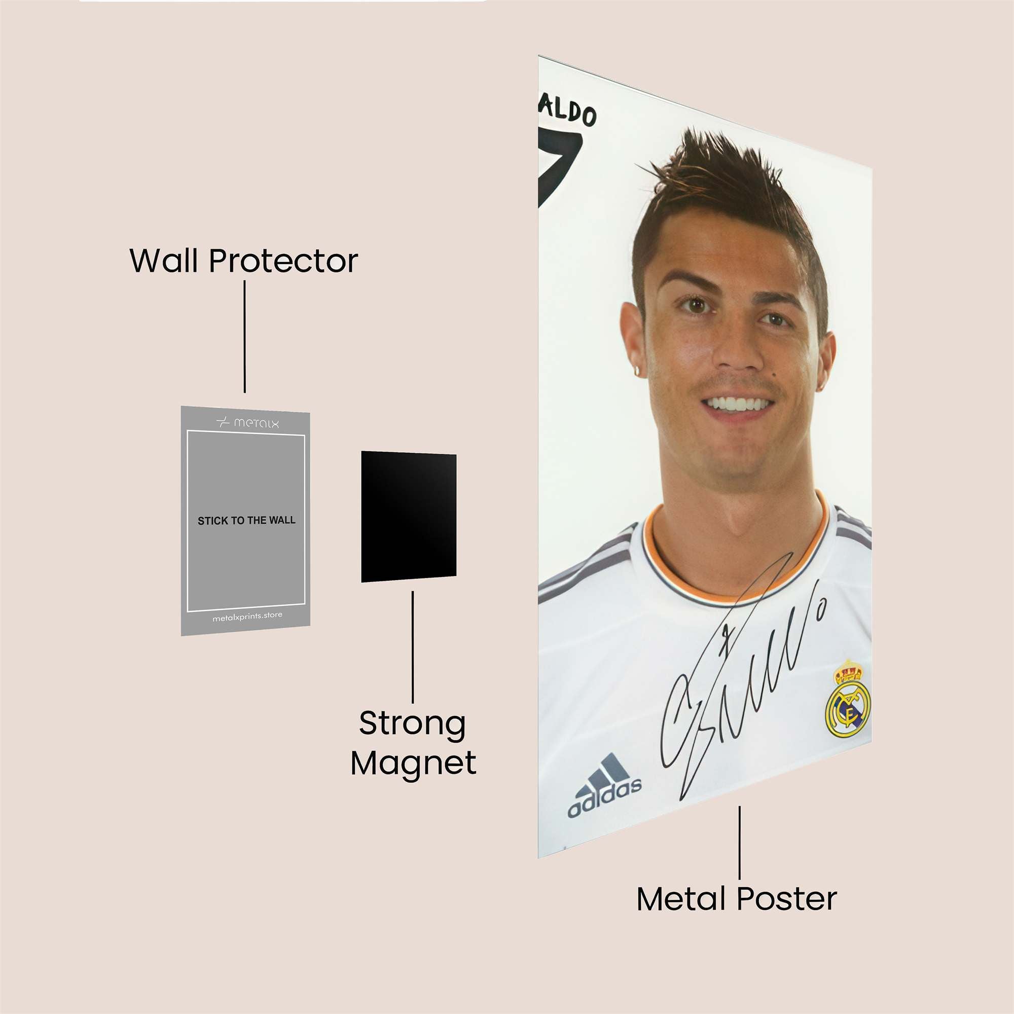 Ronaldo Radiant Safe Wall Magnetic / M
