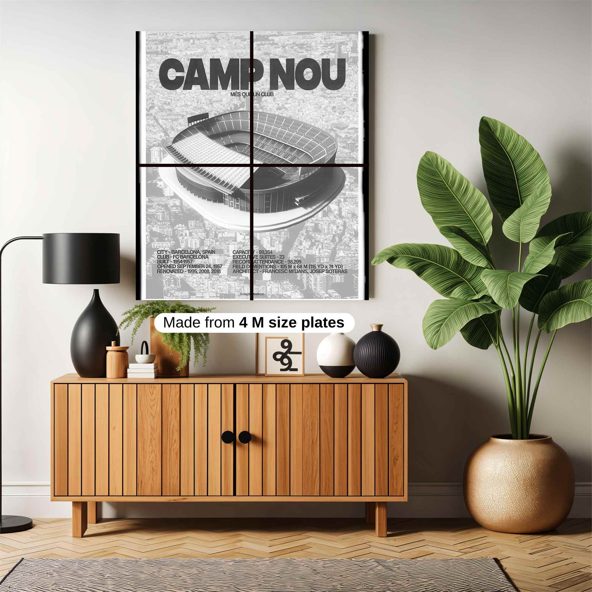 Camp Nou Majestic Safe Wall Magnetic / M