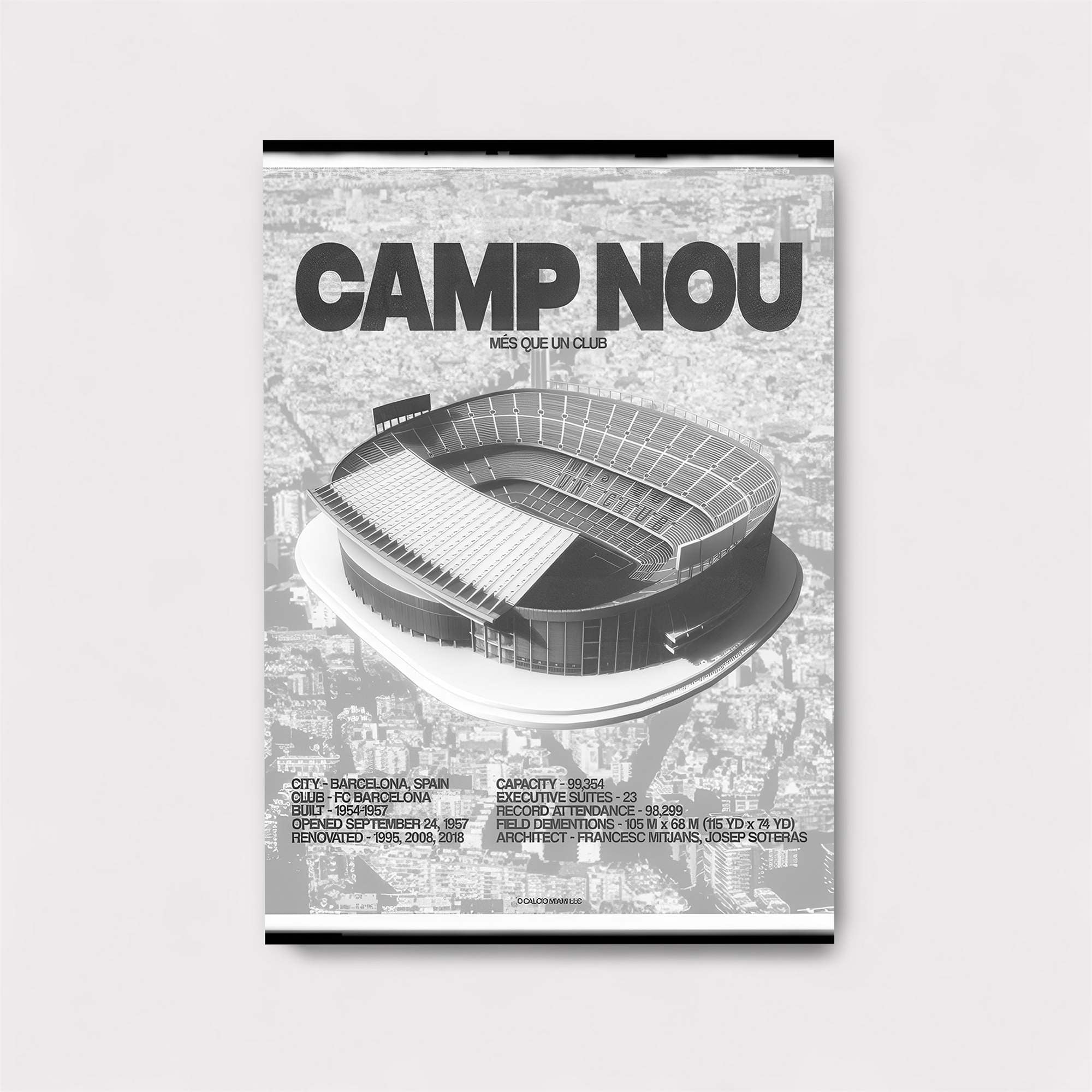 Camp Nou Majestic Safe Wall Magnetic / M