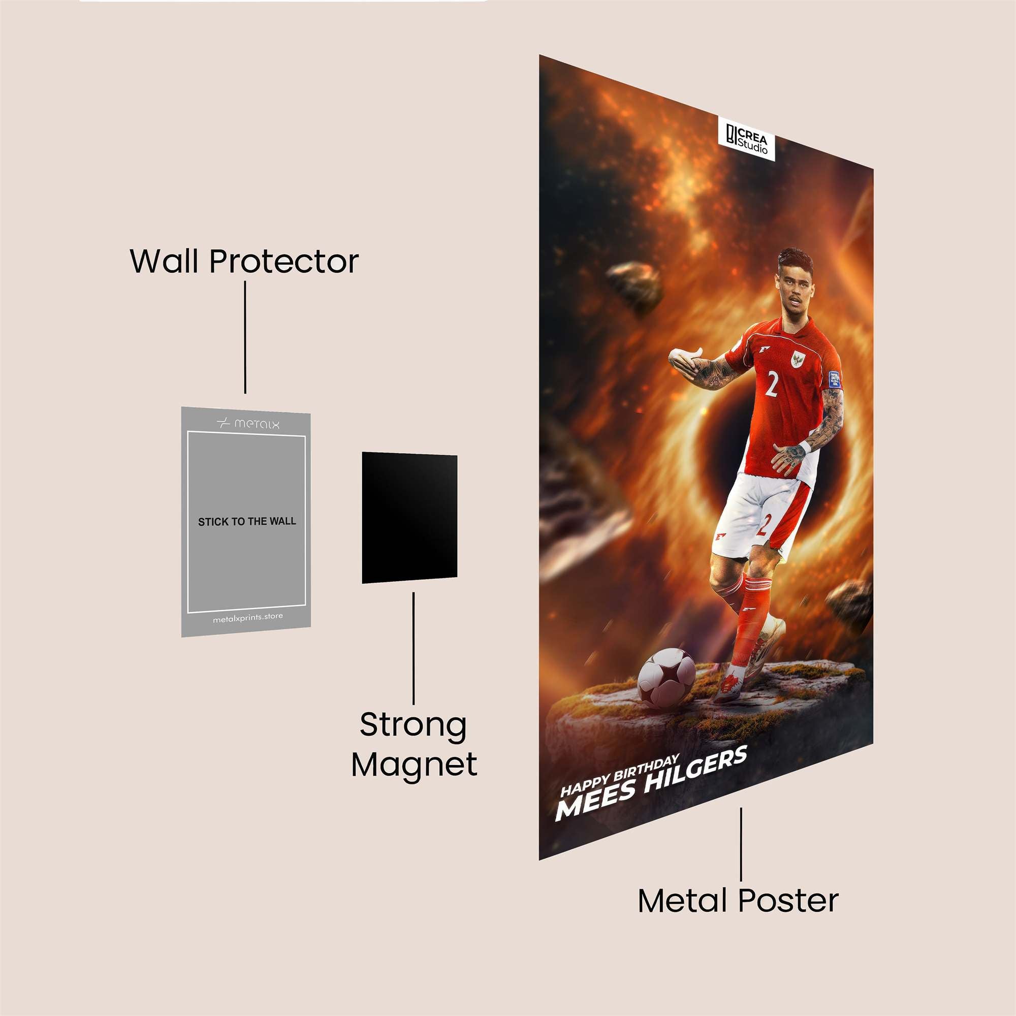 Mees Majestic Safe Wall Magnetic / M