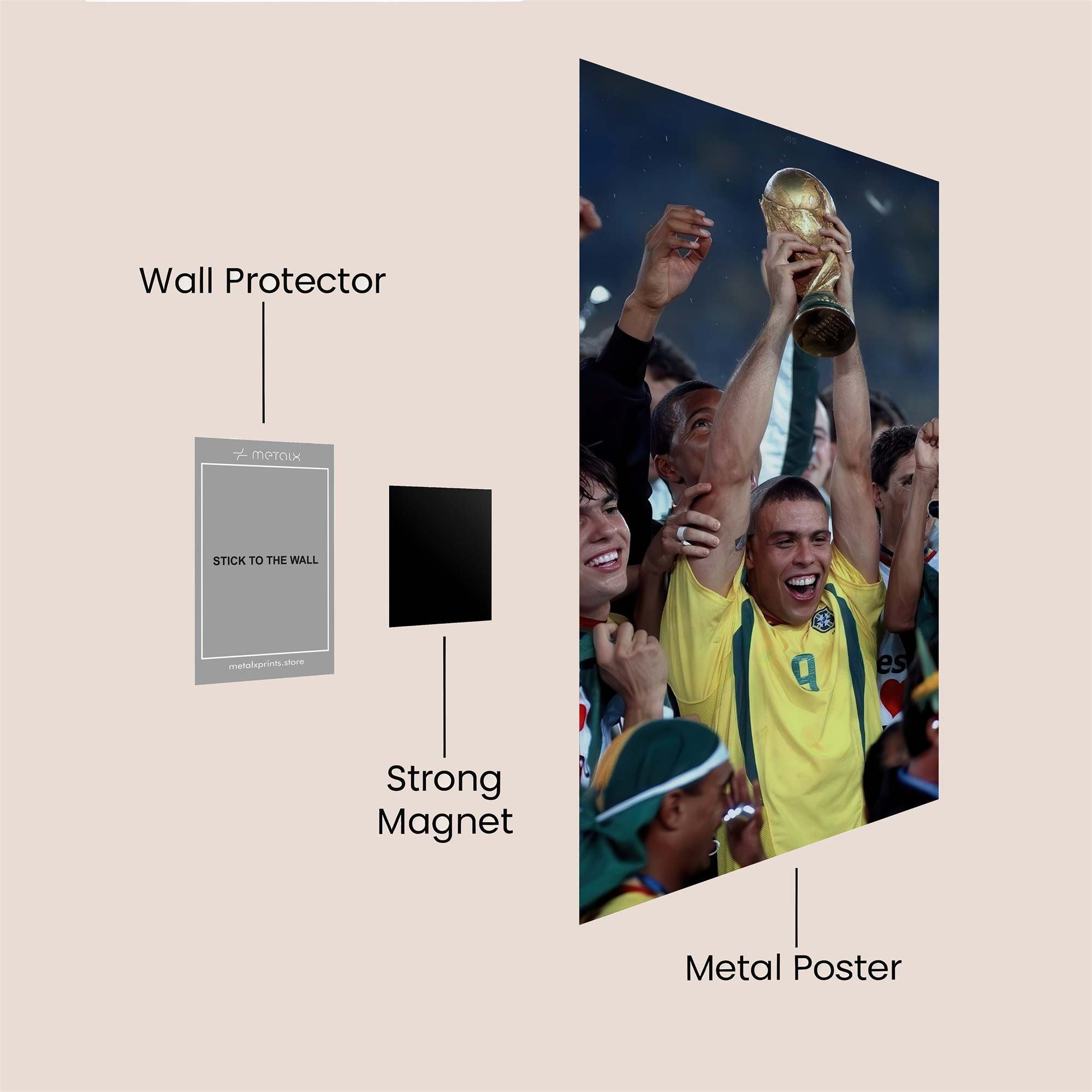 Ronaldo Ecstasy Safe Wall Magnetic / M