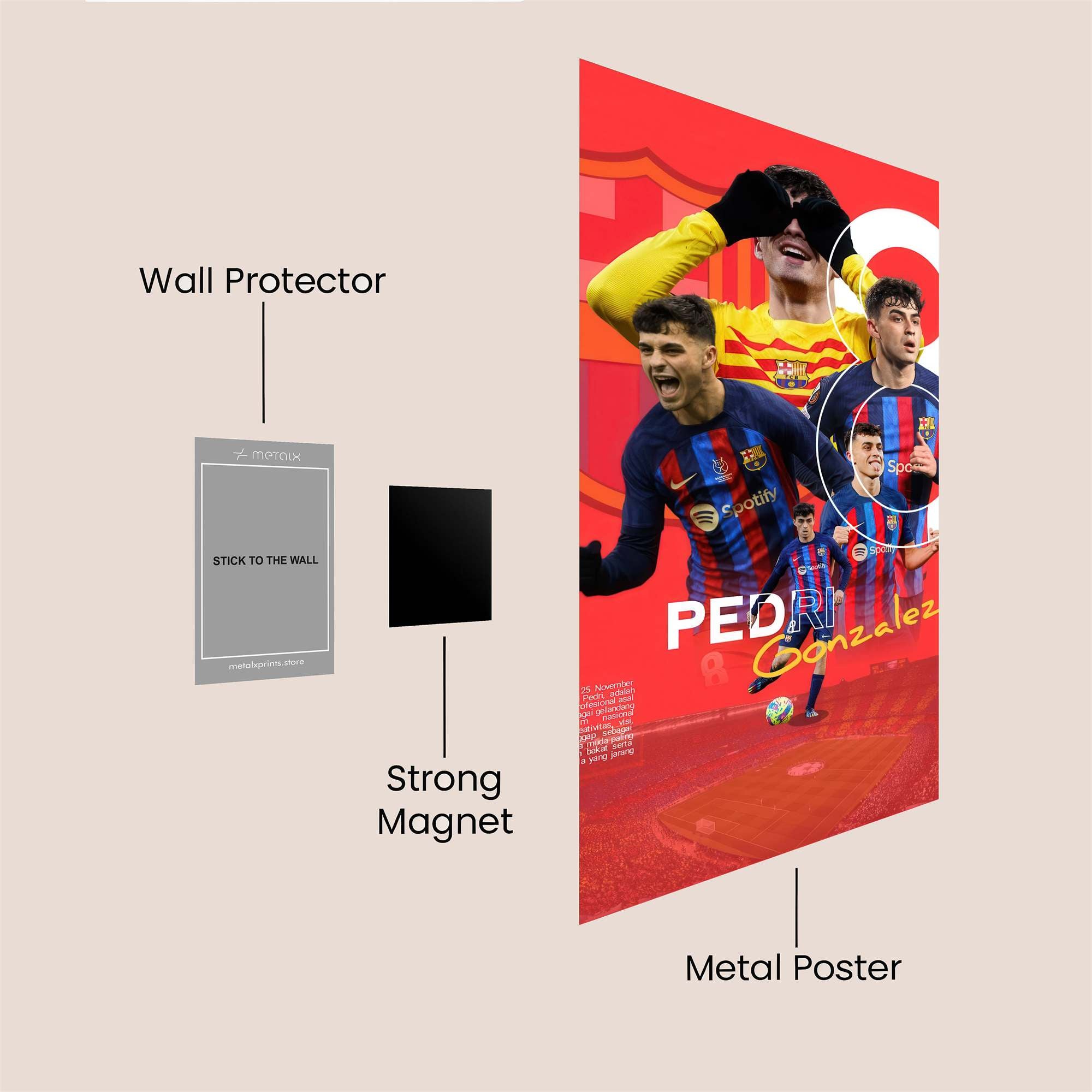 Pedri Passion Safe Wall Magnetic / M