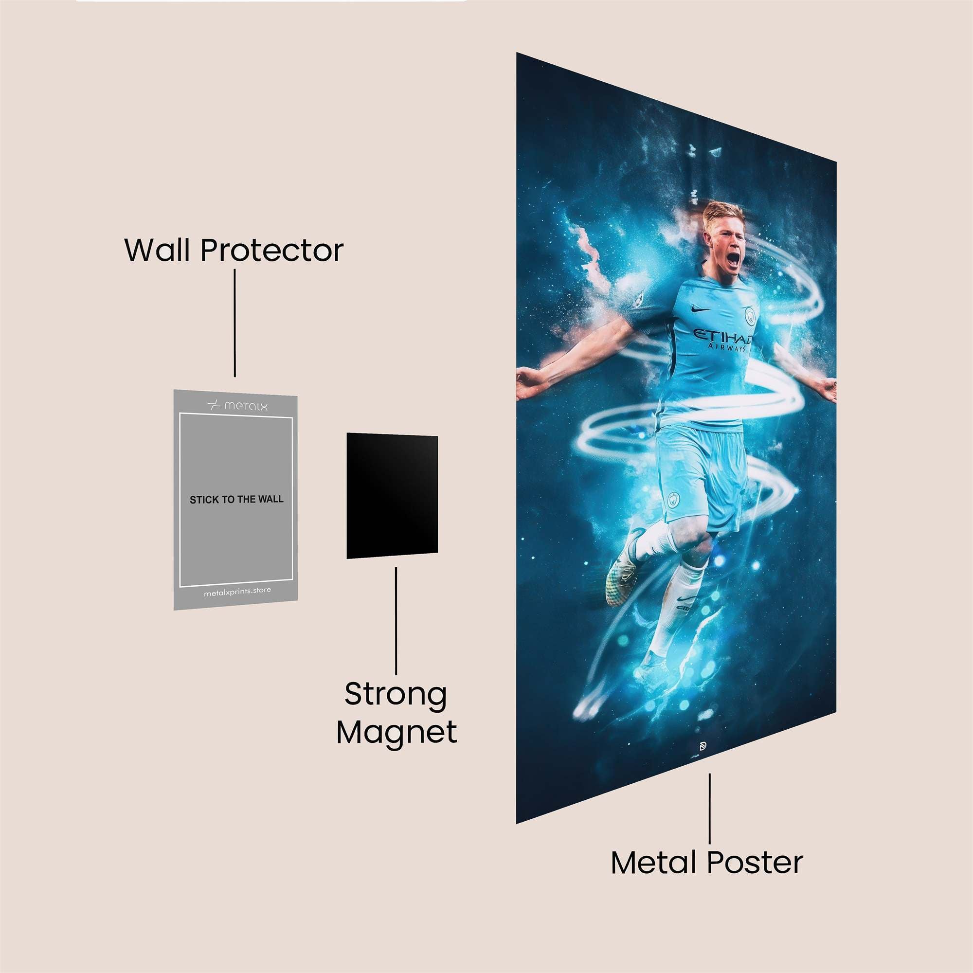 Aguero Dynamic Safe Wall Magnetic / M