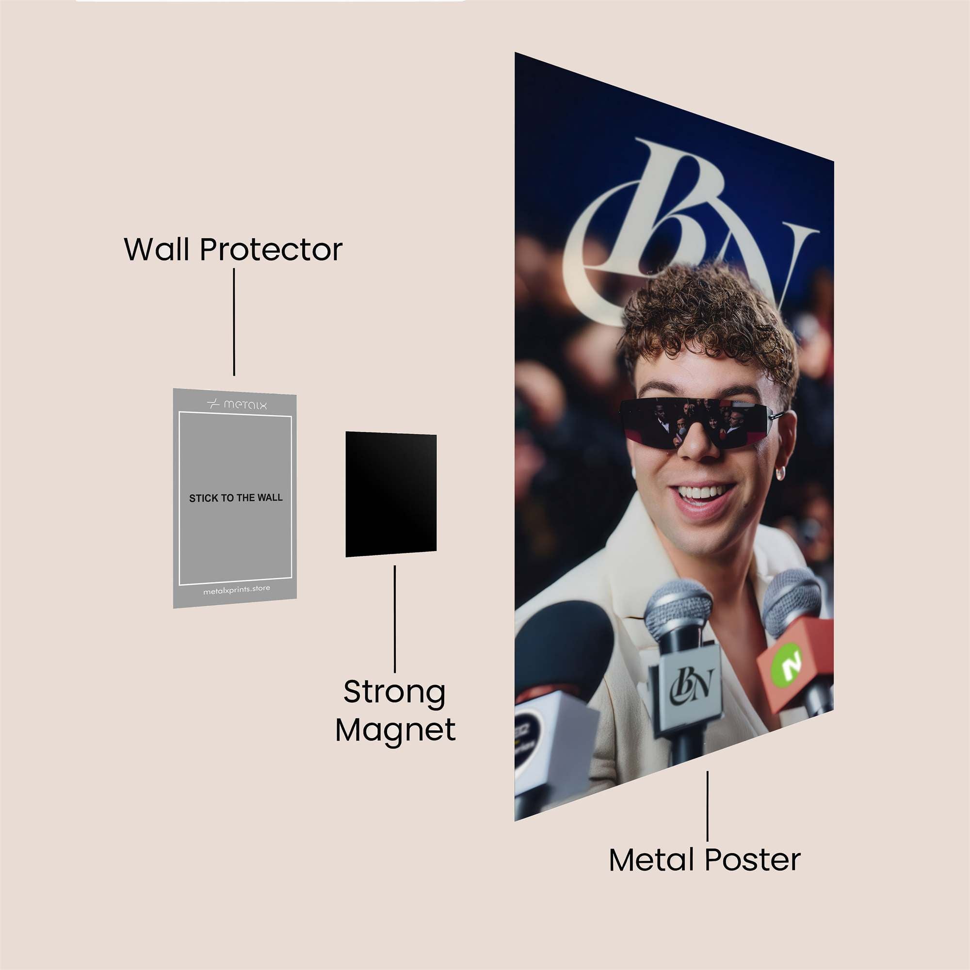 BadBunny Dynamic Safe Wall Magnetic / M