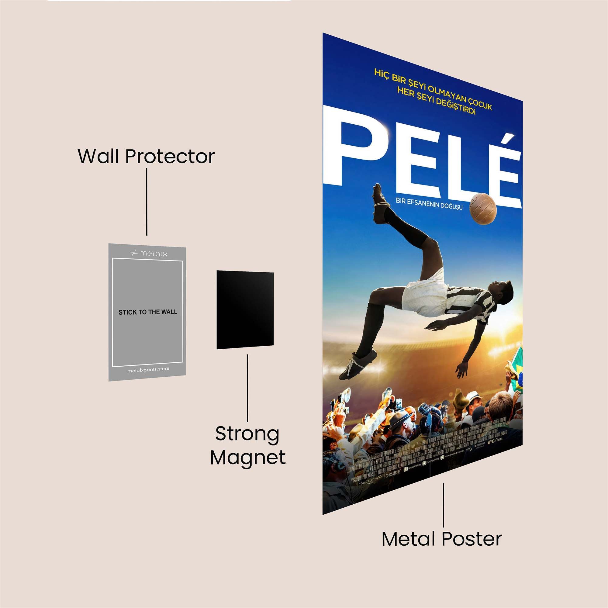 Pele Passion Safe Wall Magnetic / M