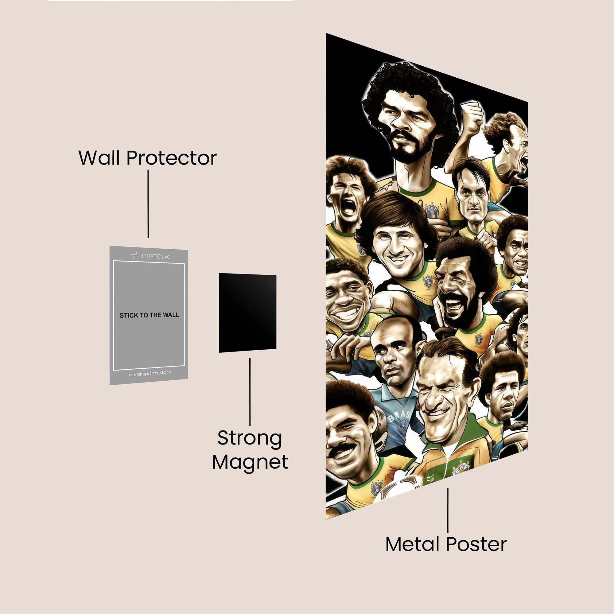 Pele Passionate Safe Wall Magnetic / M
