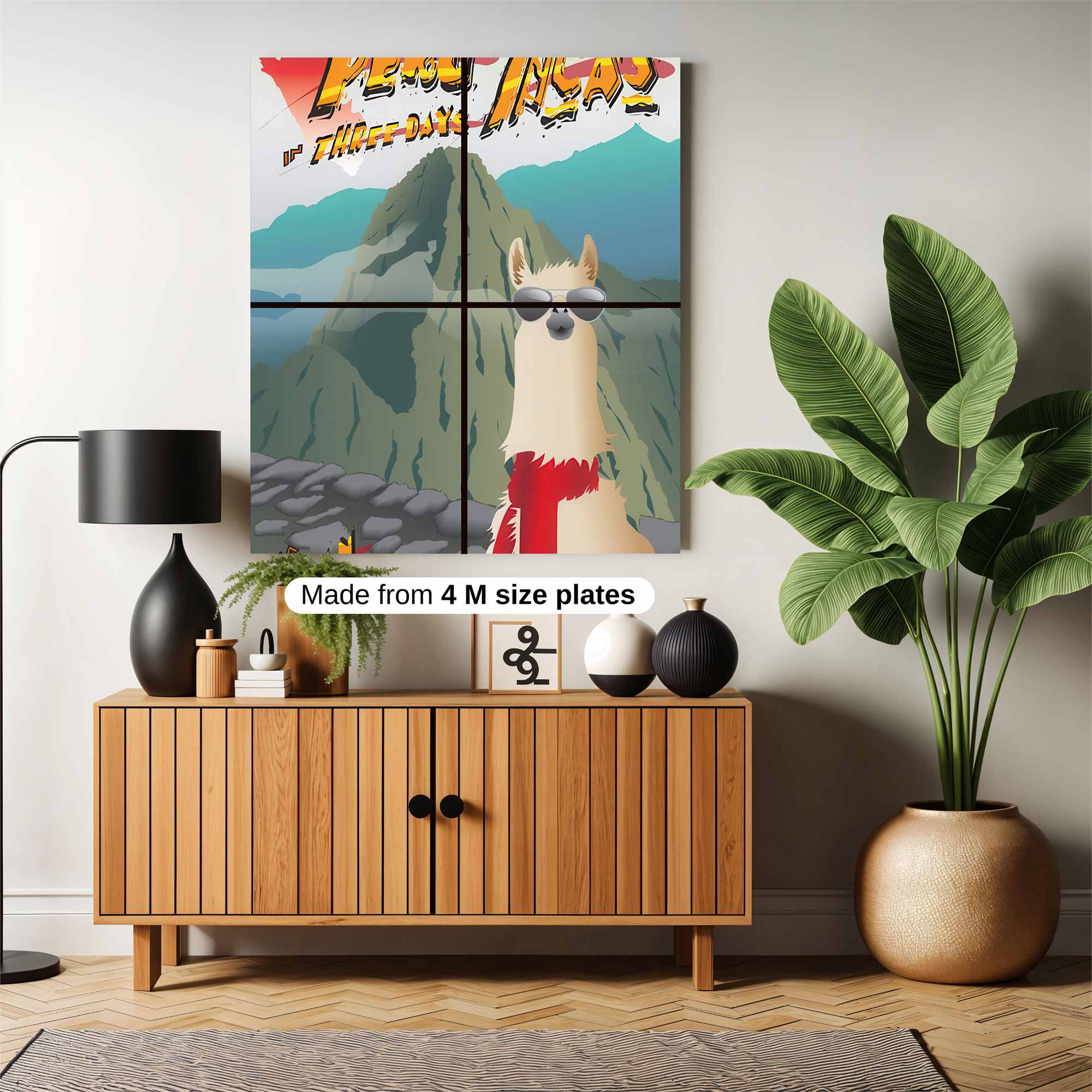 Llama Adventure Safe Wall Magnetic / M