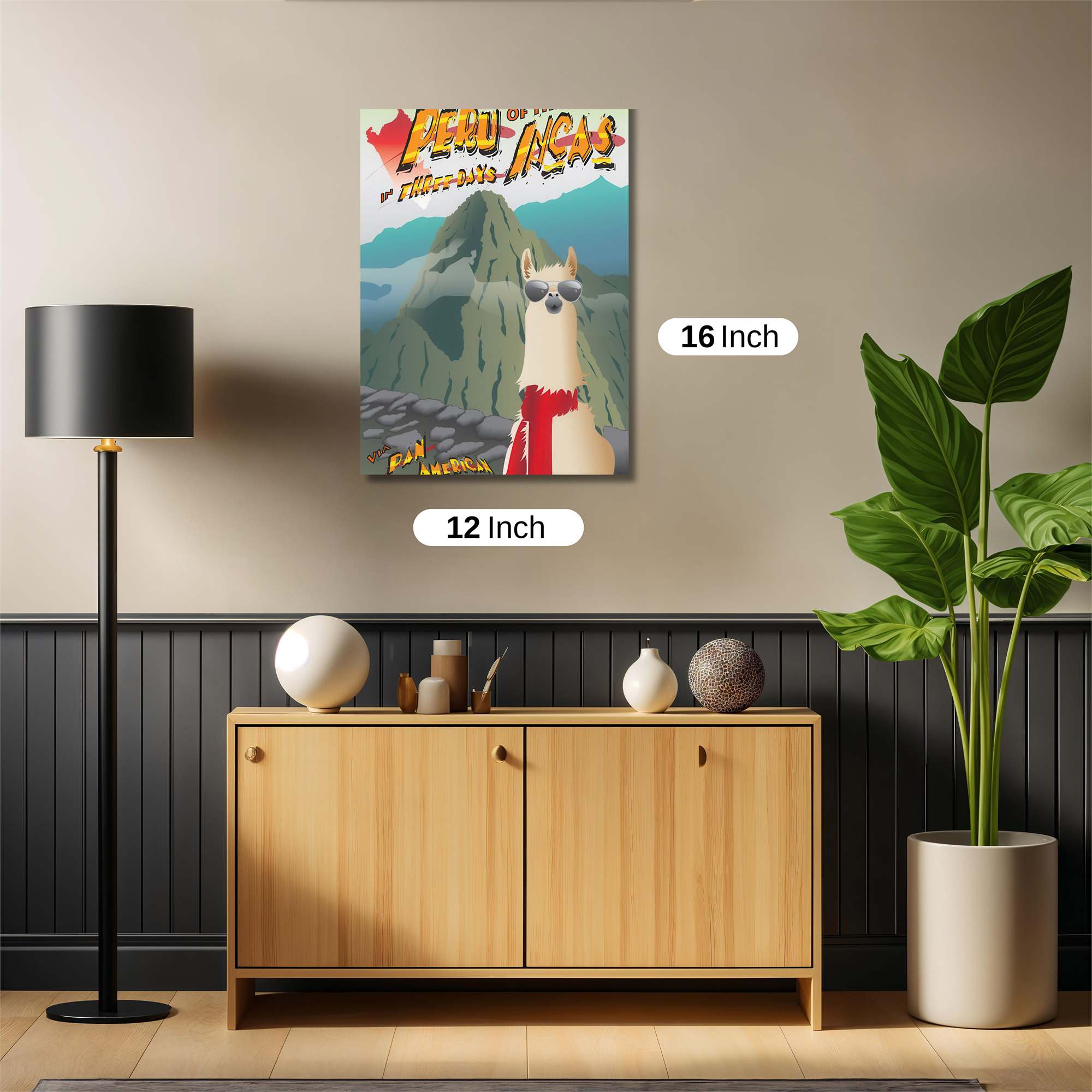 Llama Adventure Safe Wall Magnetic / M