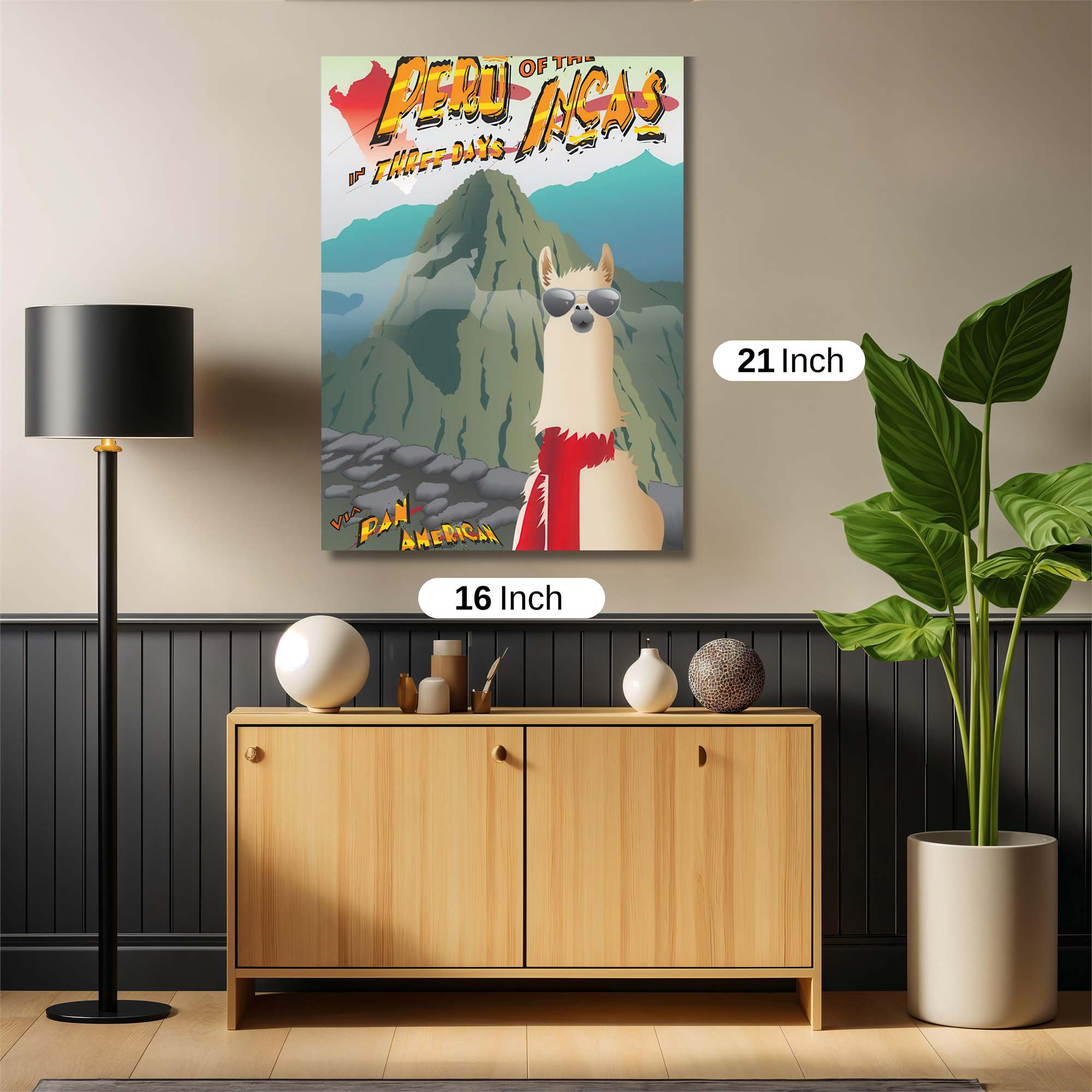 Llama Adventure Safe Wall Magnetic / M