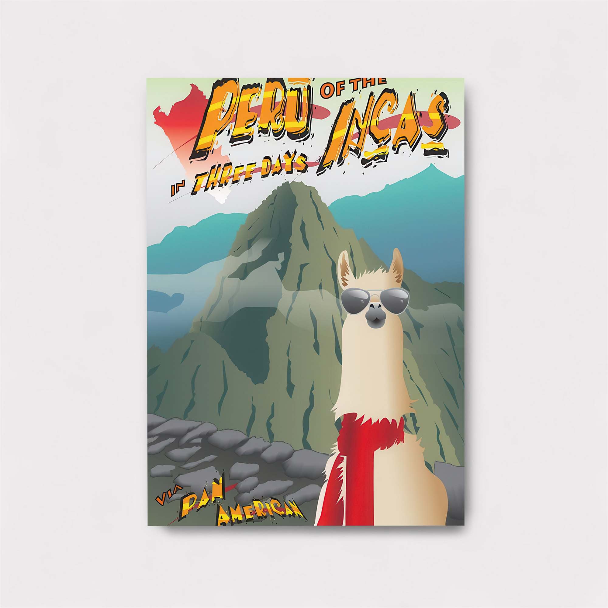 Llama Adventure Safe Wall Magnetic / M