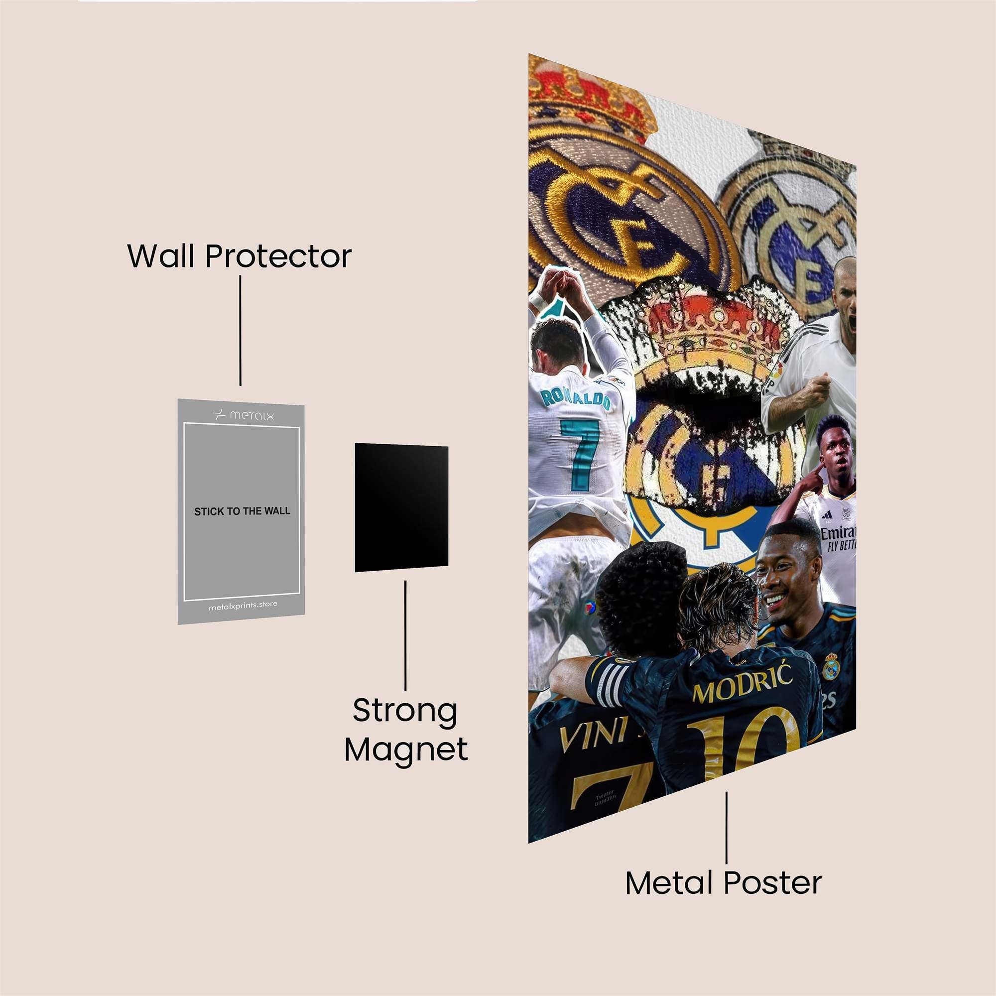 Real Resplendent Safe Wall Magnetic / M