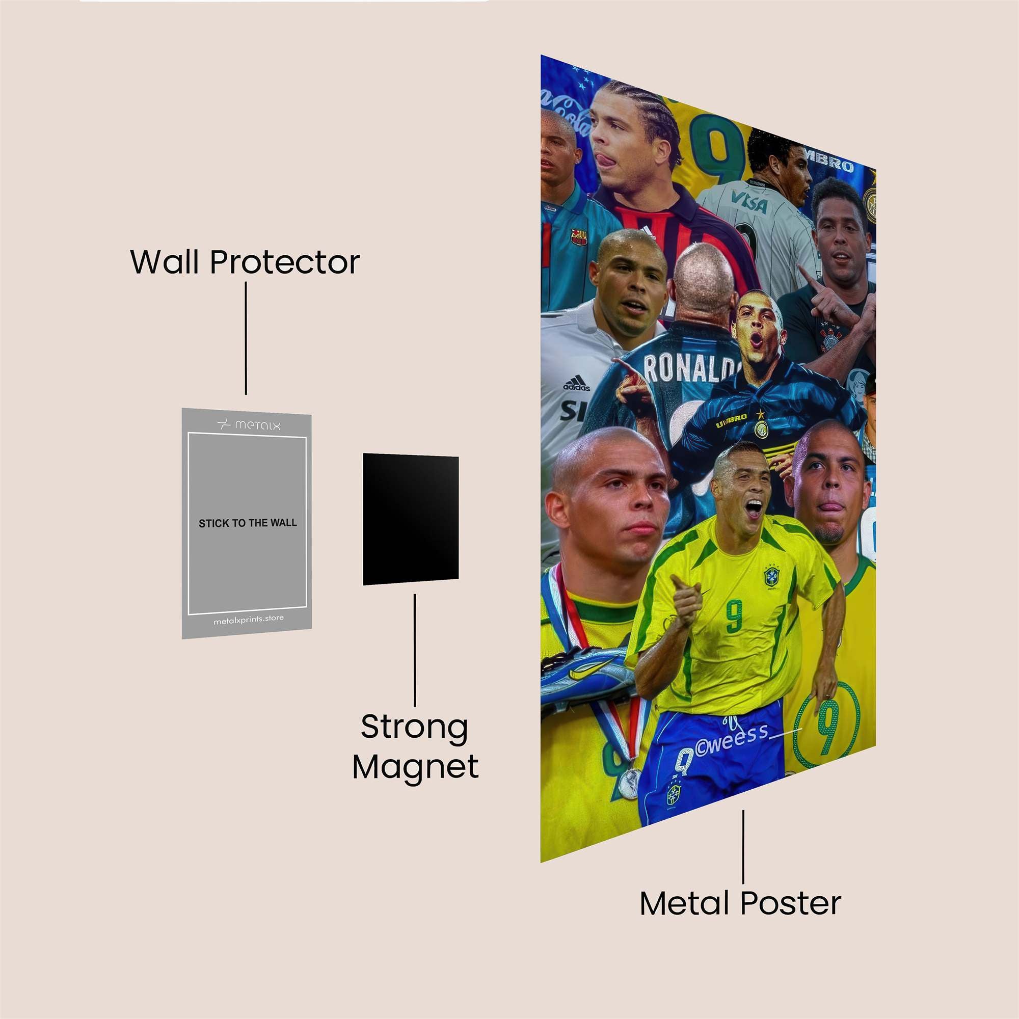 Ronaldo Ecstasy Safe Wall Magnetic / M