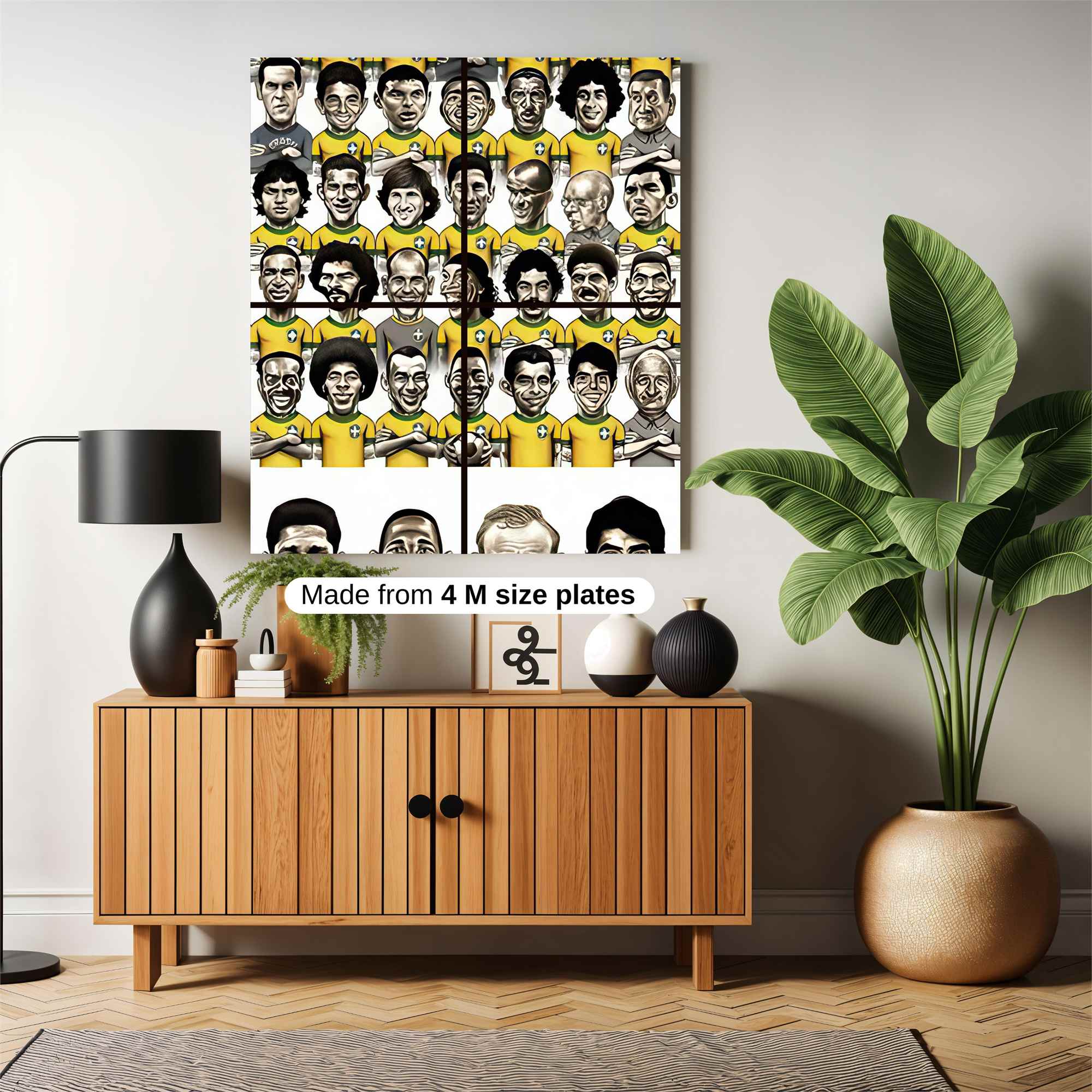 Brazil Legends Safe Wall Magnetic / M