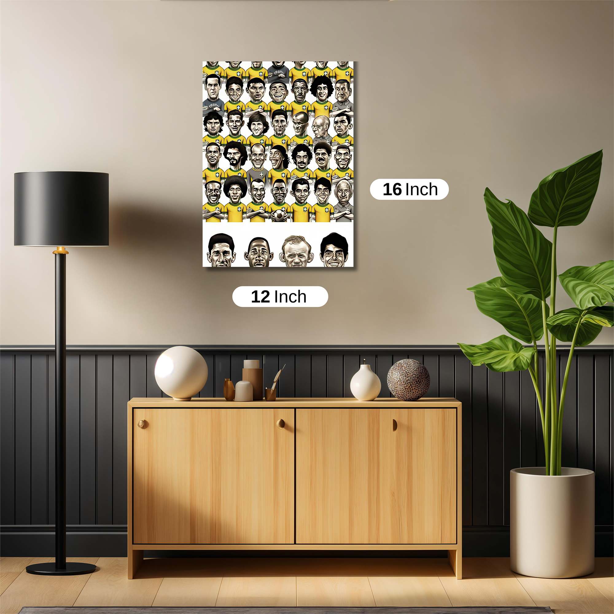 Brazil Legends Safe Wall Magnetic / M