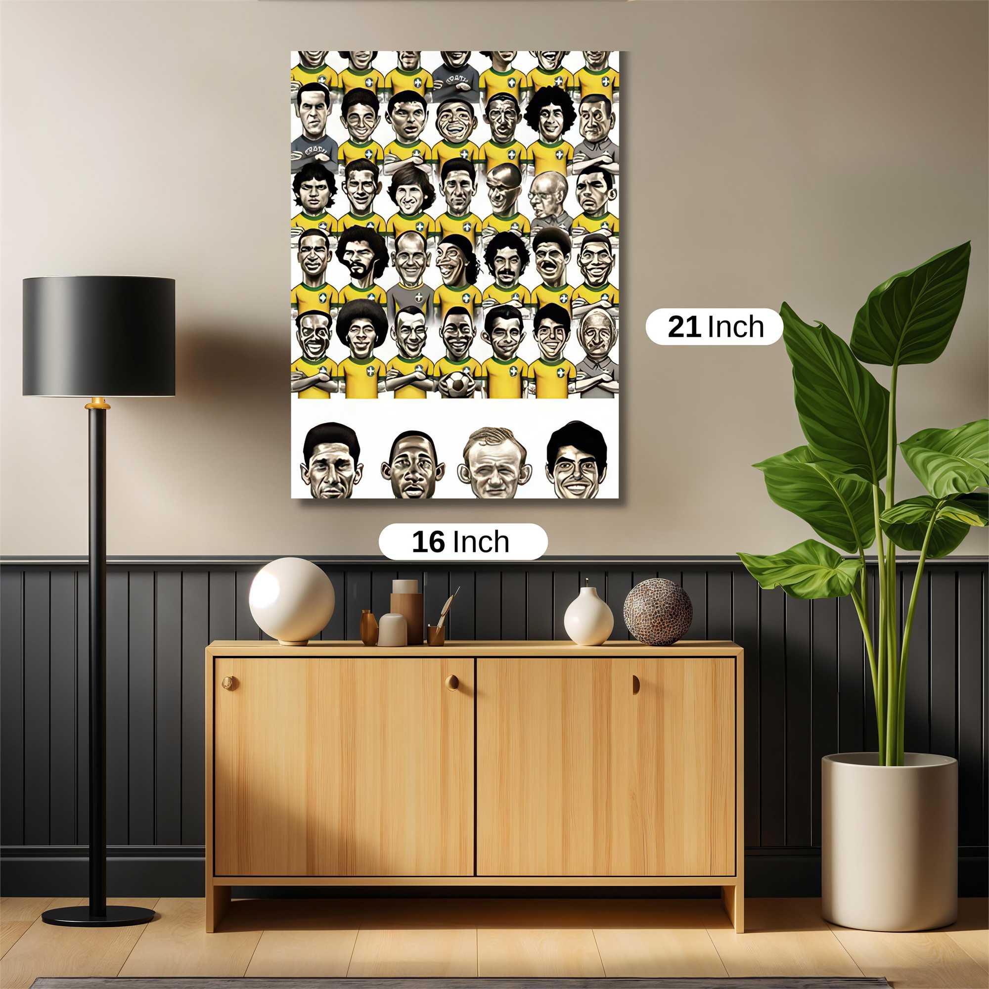 Brazil Legends Safe Wall Magnetic / M