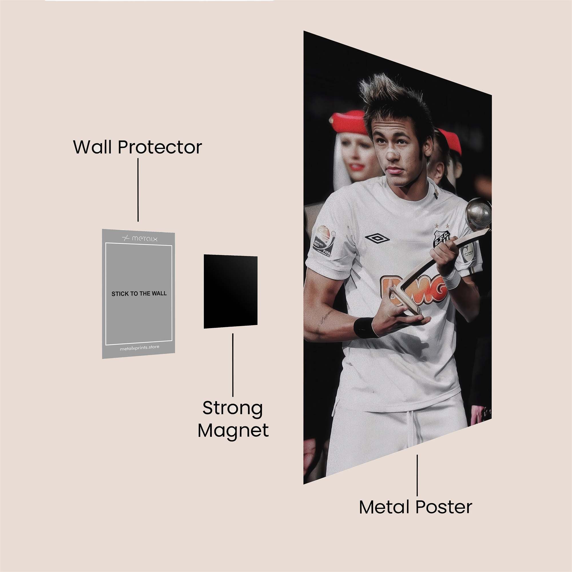 Neymar Regal Safe Wall Magnetic / M