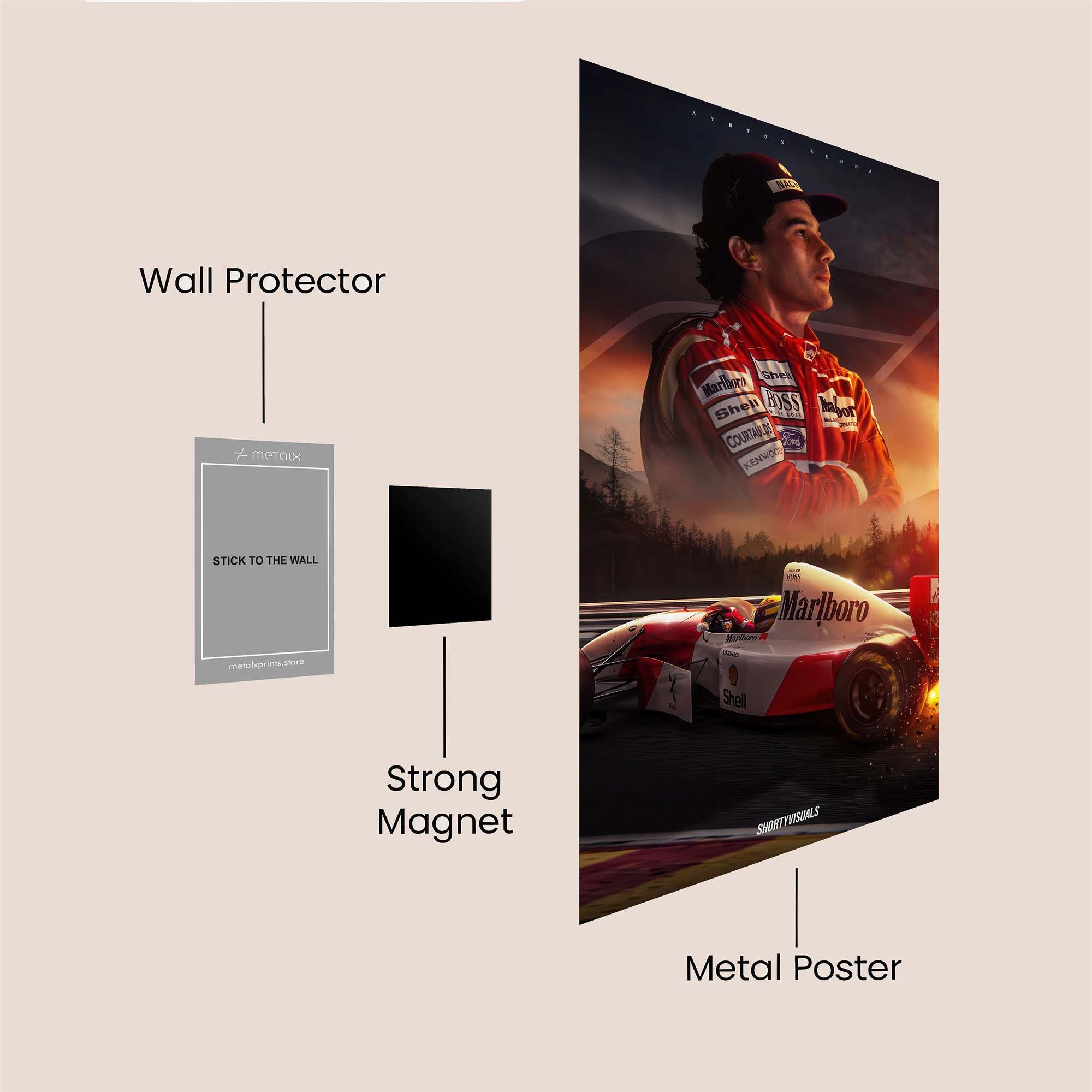 Senna Legacy Safe Wall Magnetic / M