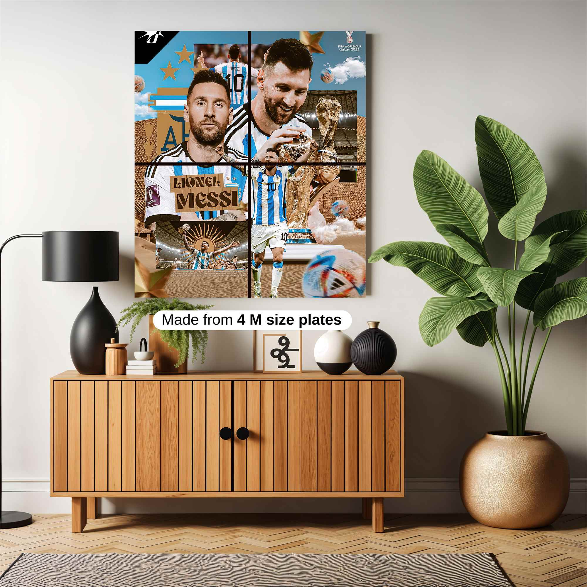 Messi Triumphant Safe Wall Magnetic / M