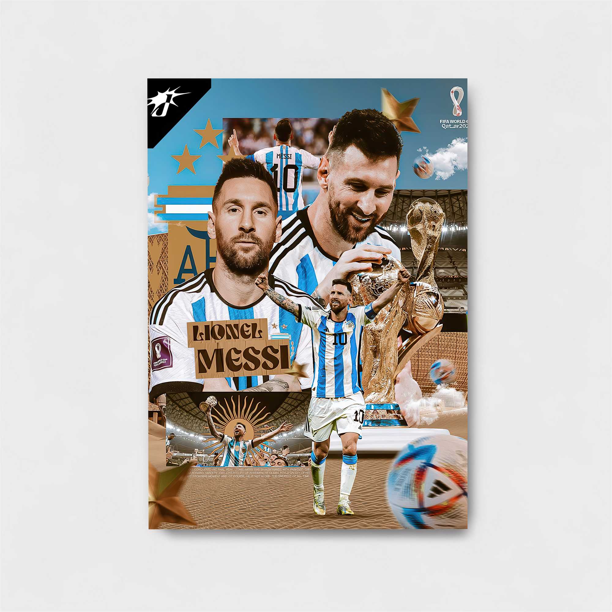 Messi Triumphant Safe Wall Magnetic / M