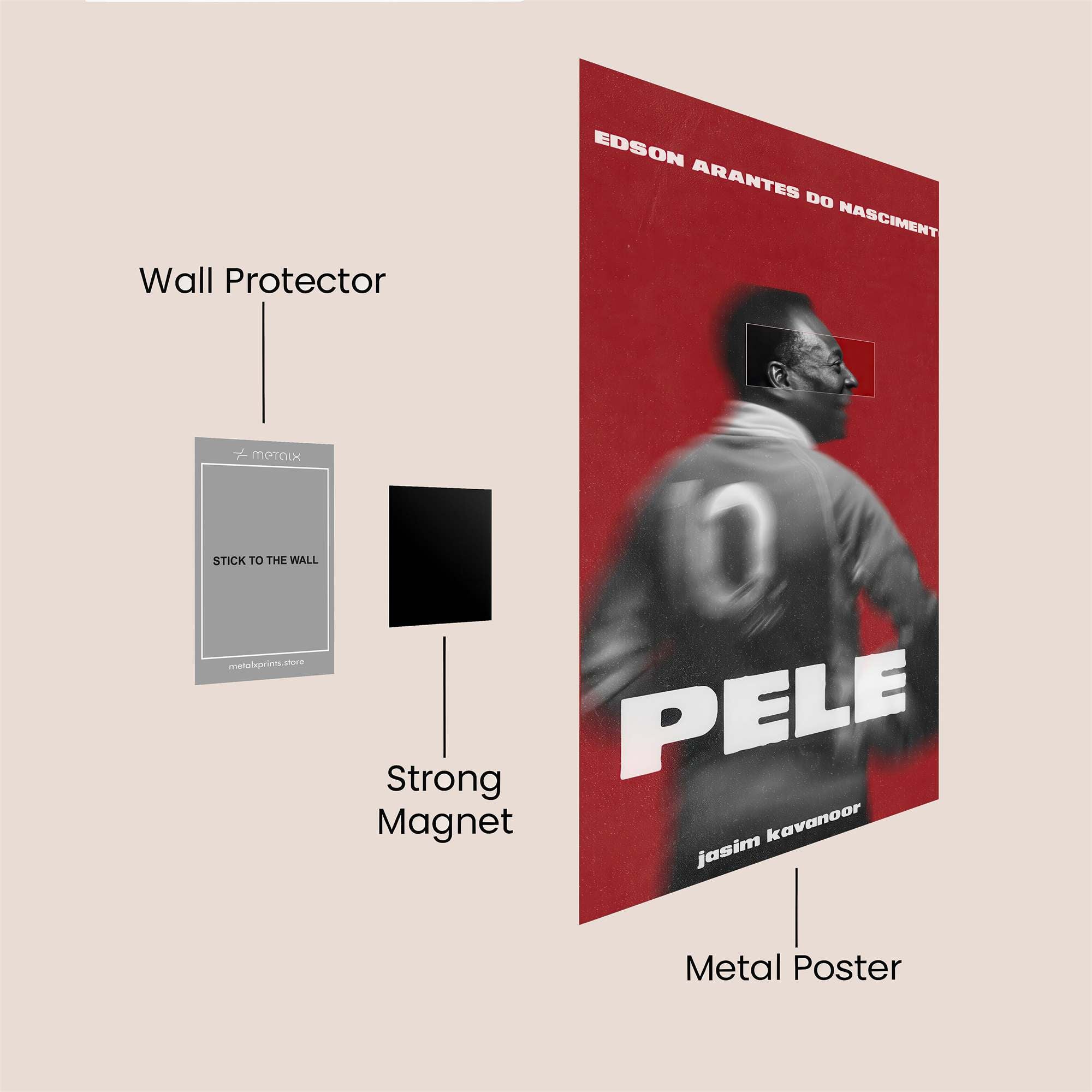 Pele Legacy Safe Wall Magnetic / M