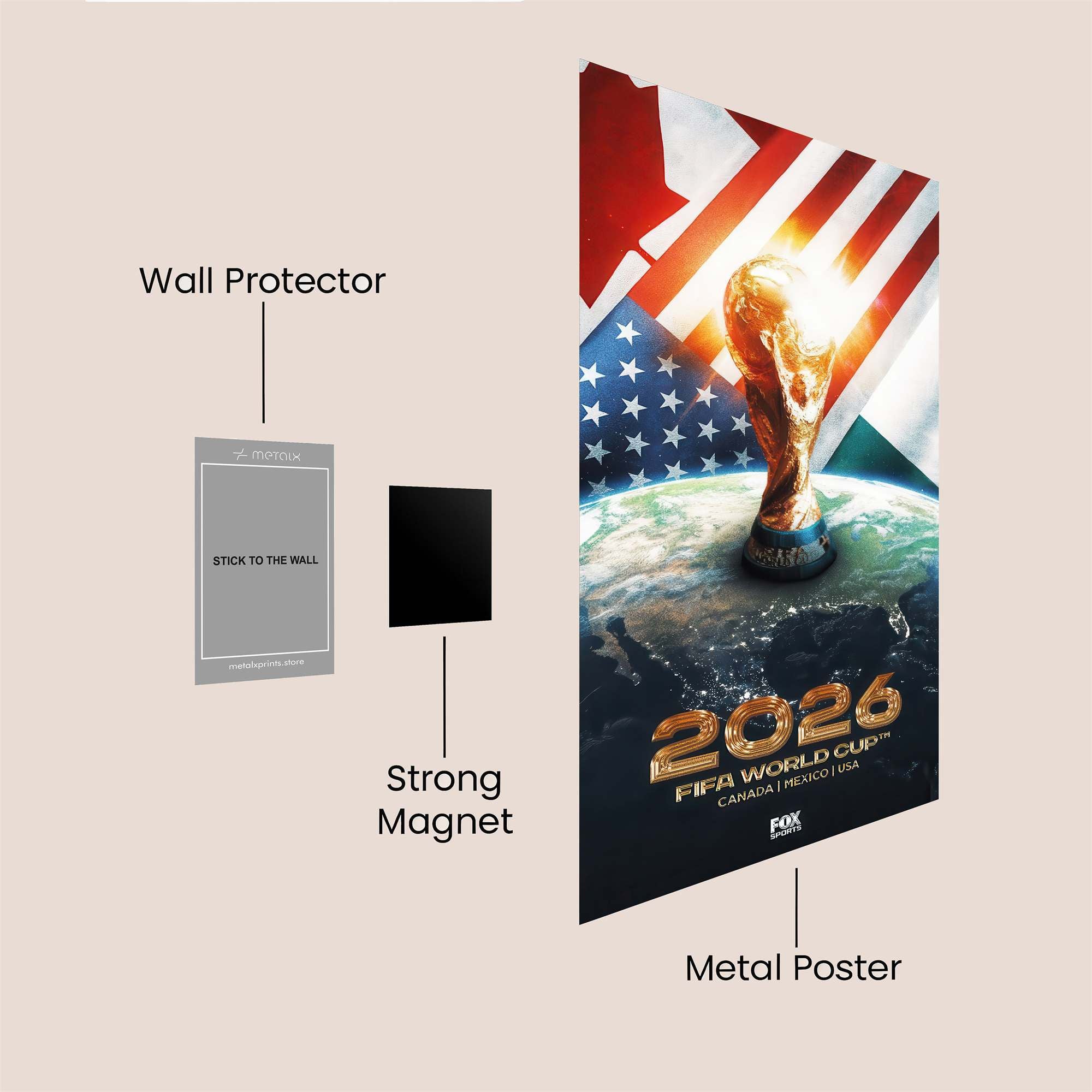 Trophy Triumph Safe Wall Magnetic / M