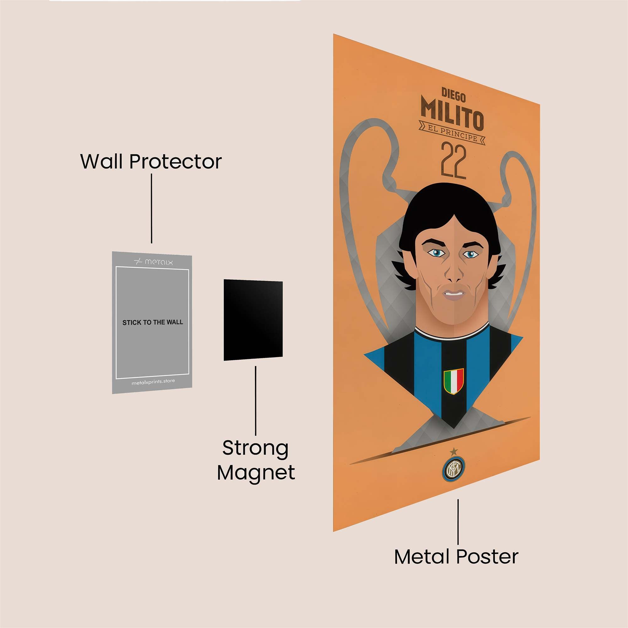 Diego Triumphant Safe Wall Magnetic / M