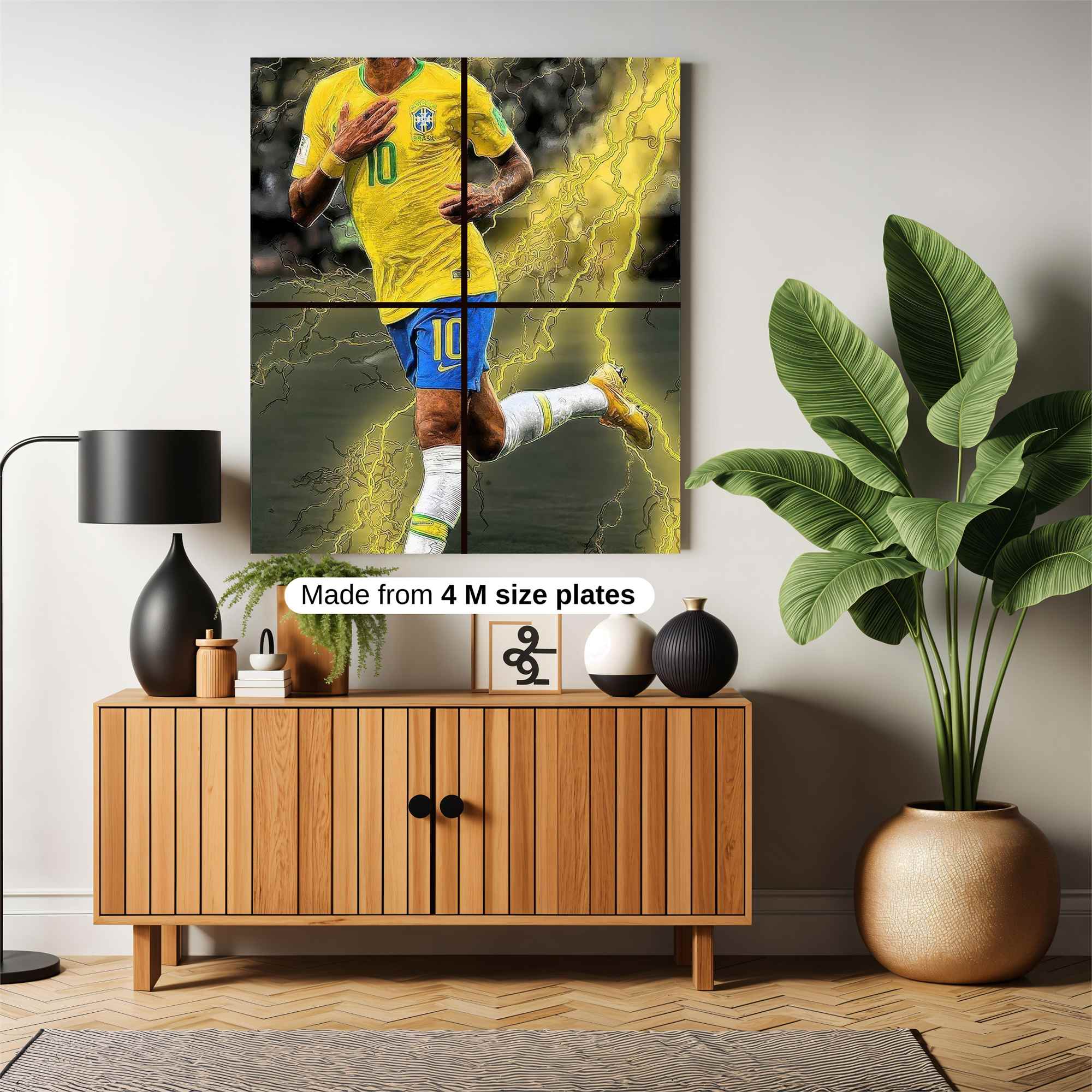 Neymar Thunderous Safe Wall Magnetic / M