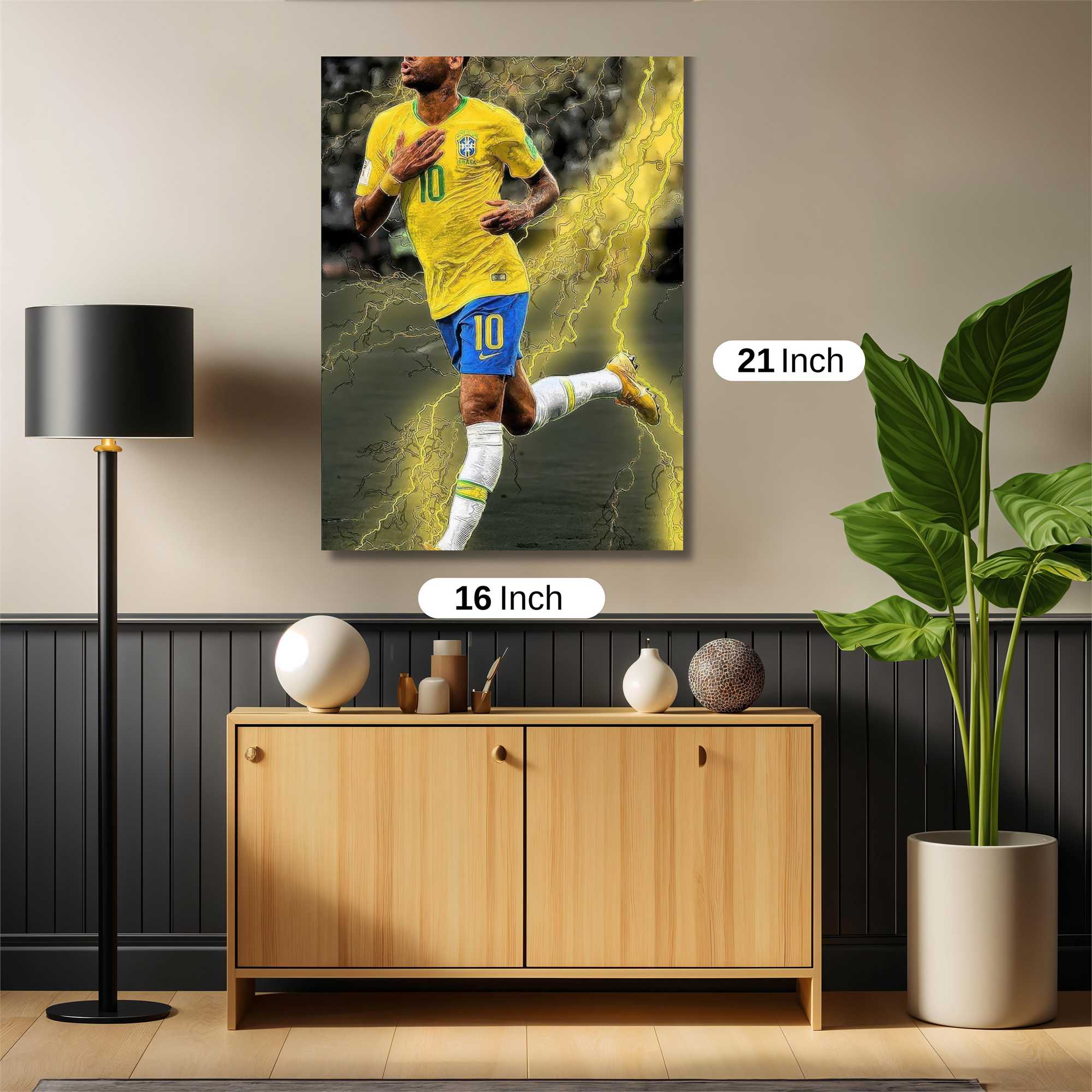 Neymar Thunderous Safe Wall Magnetic / M