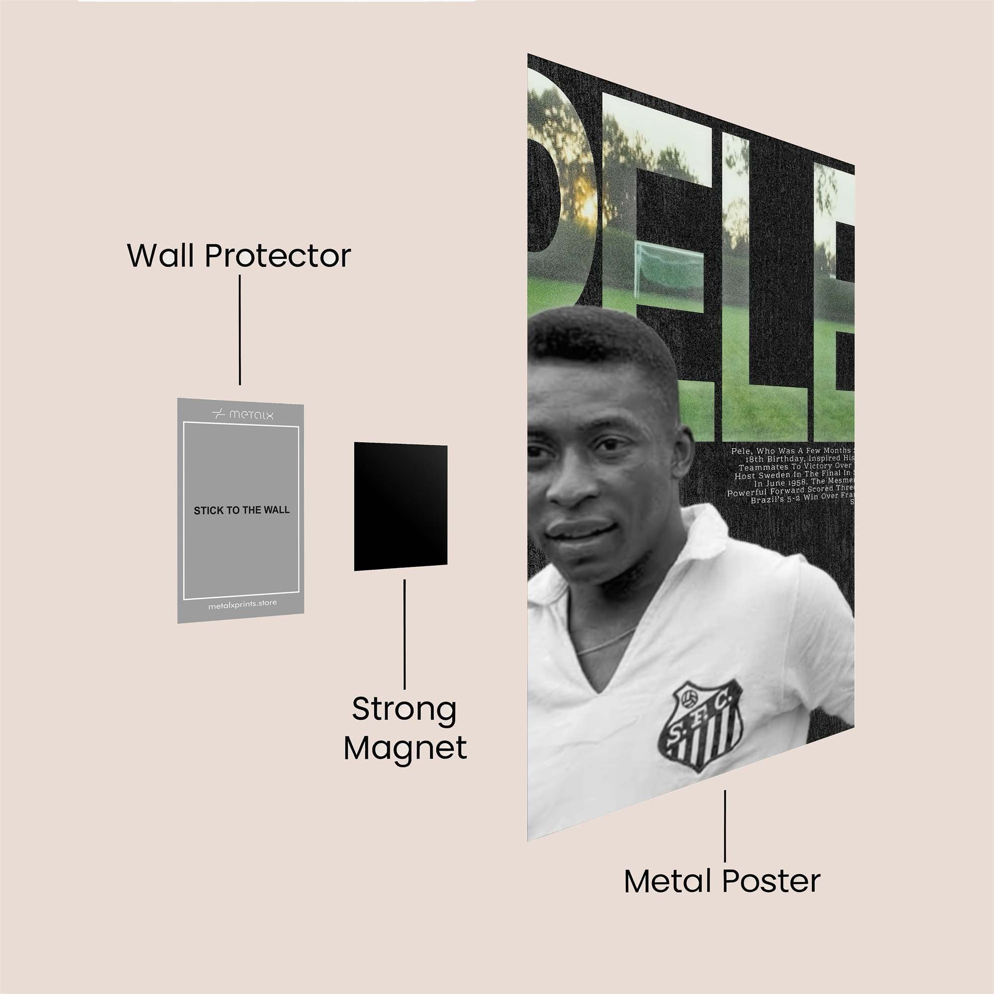 Pele Legacy Safe Wall Magnetic / M