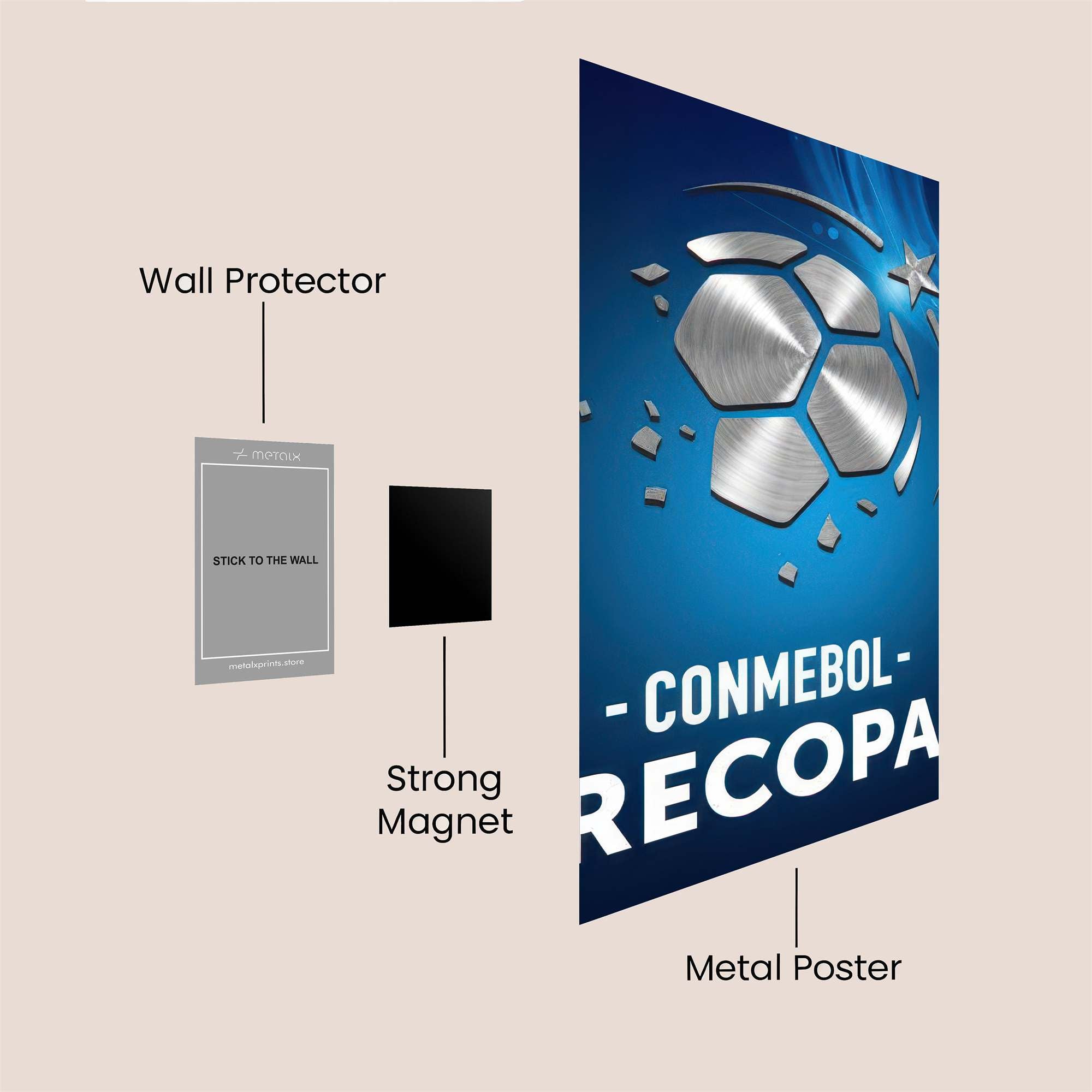 Recopa Radiance Safe Wall Magnetic / M