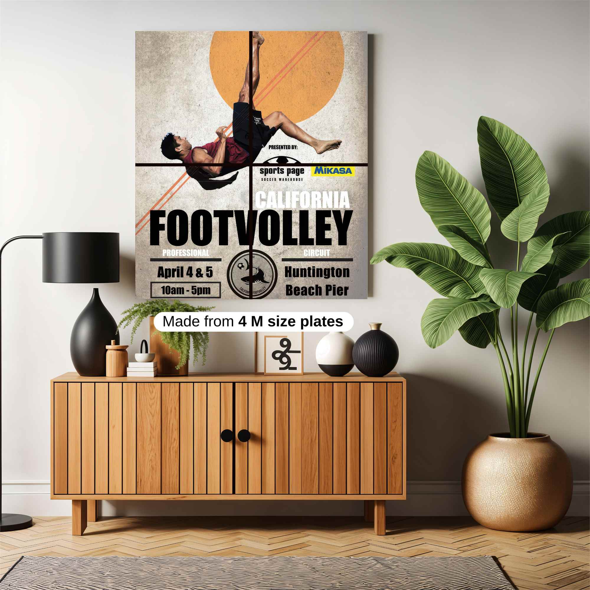 Footvolley Frenzy Safe Wall Magnetic / M