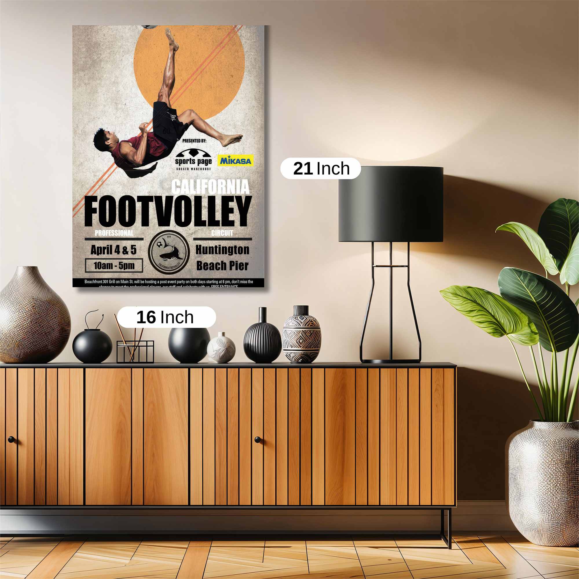 Footvolley Frenzy Safe Wall Magnetic / M