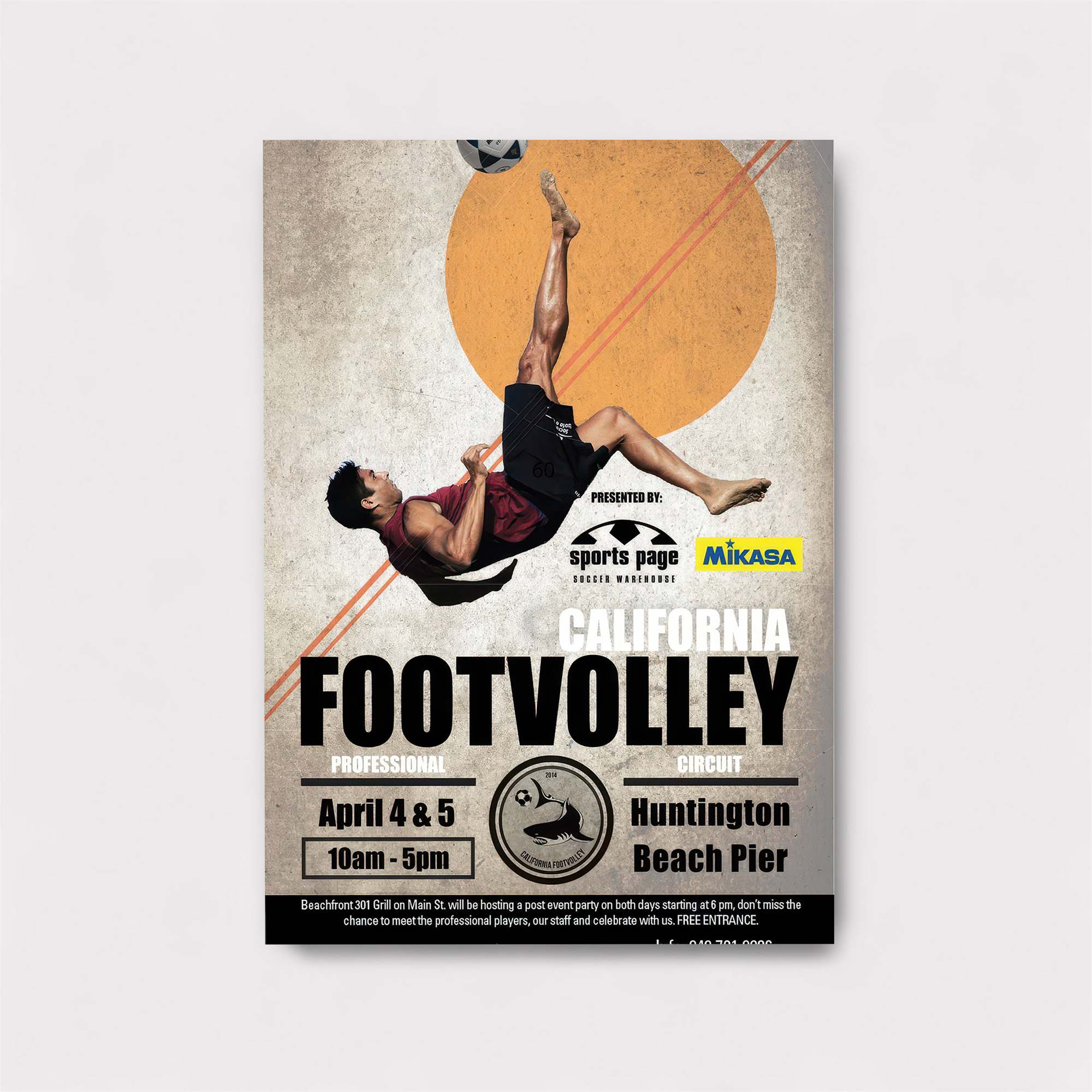 Footvolley Frenzy Safe Wall Magnetic / M
